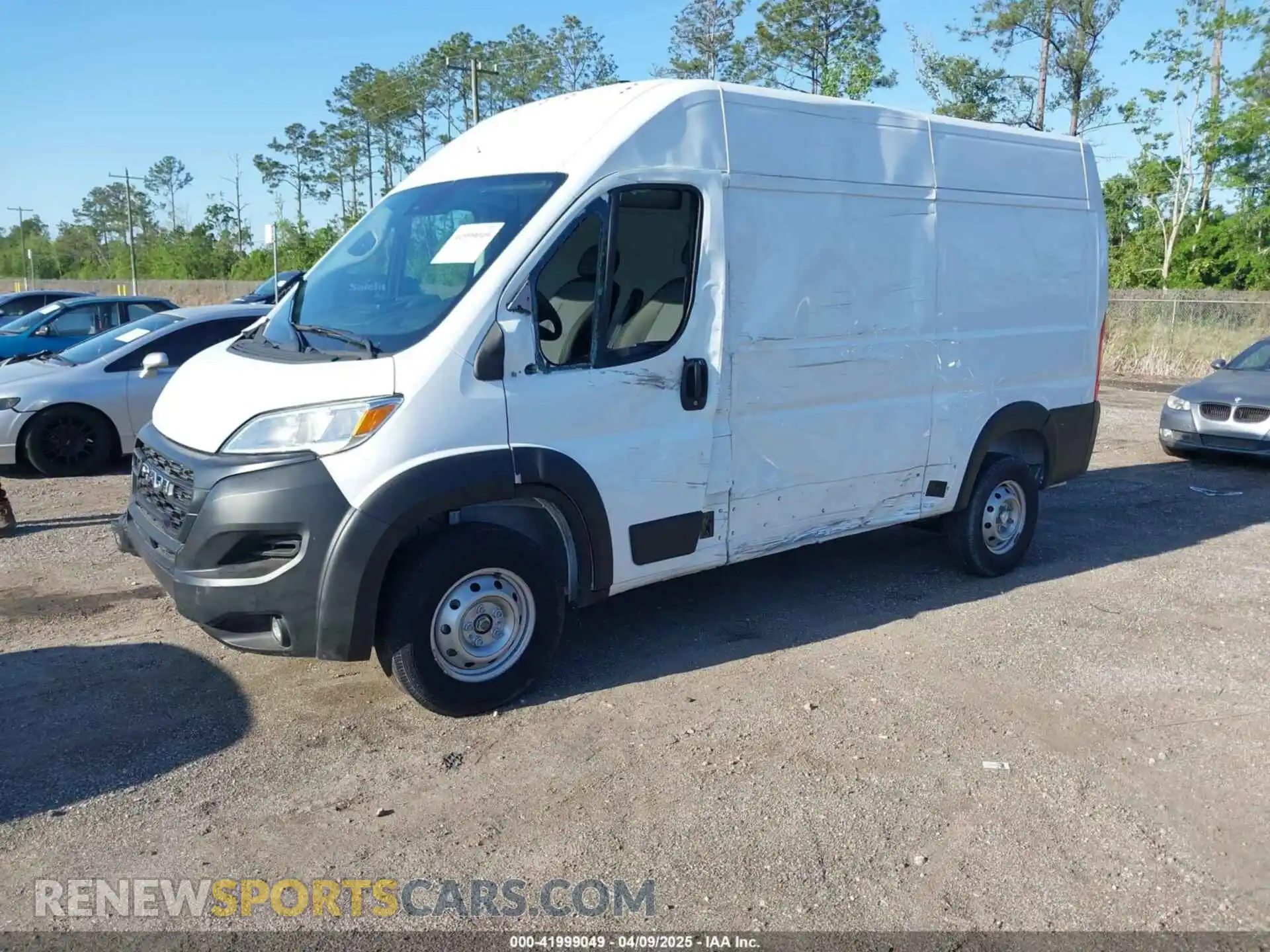 2 Photograph of a damaged car 3C6LRVBG7RE124935 RAM PROMASTER 1500 2024