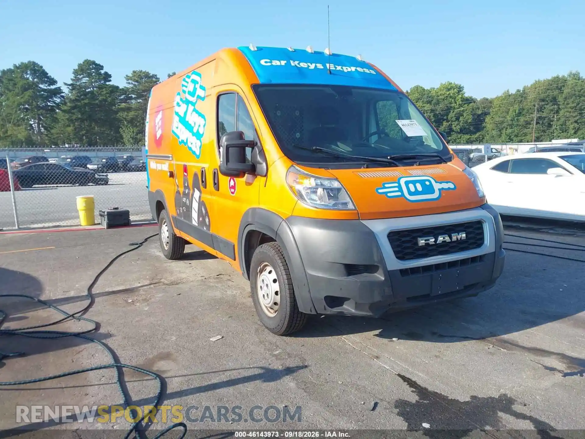 1 Photograph of a damaged car 3C6LRVBG5ME546288 RAM PROMASTER 2021