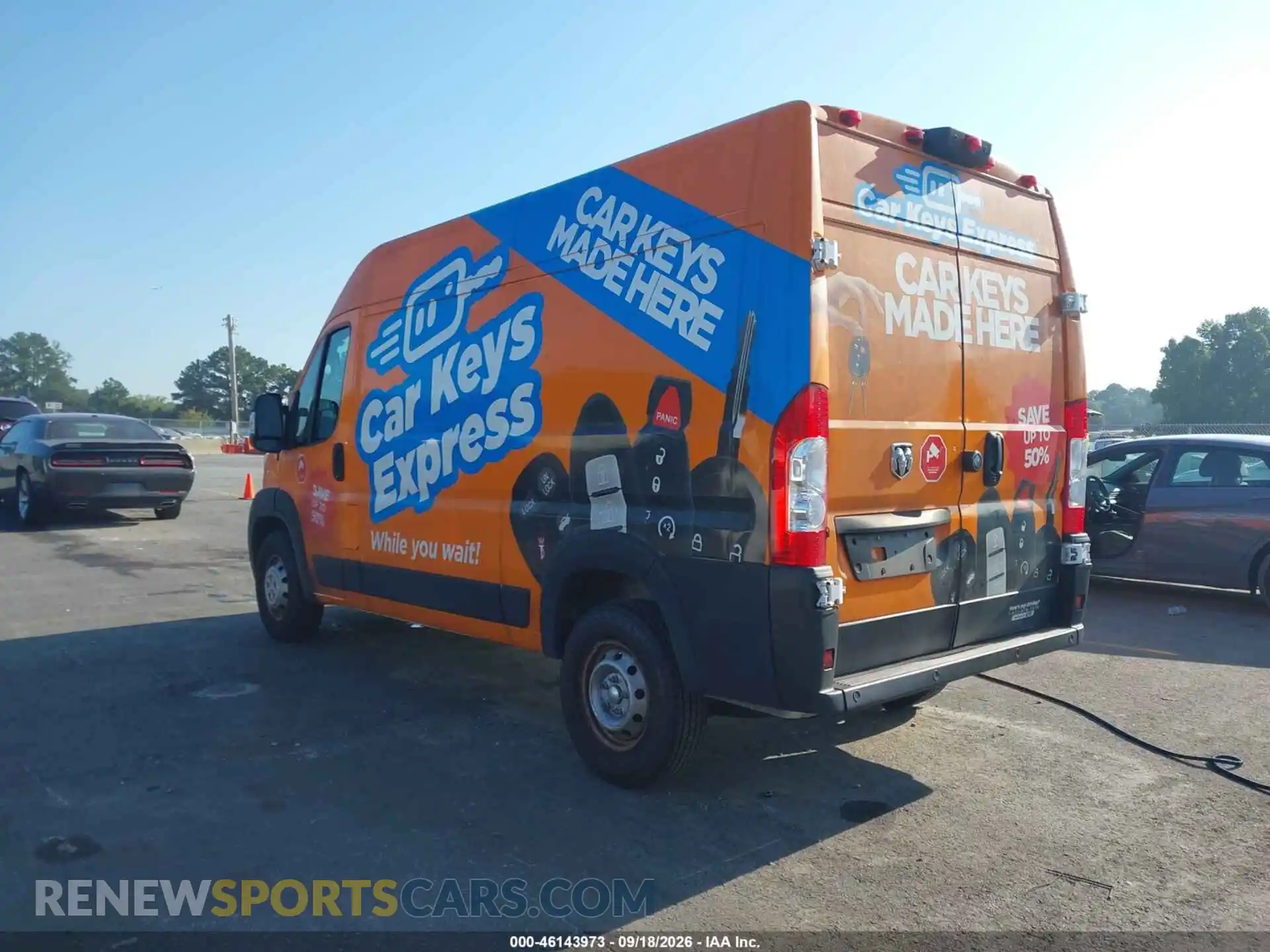 3 Photograph of a damaged car 3C6LRVBG5ME546288 RAM PROMASTER 2021