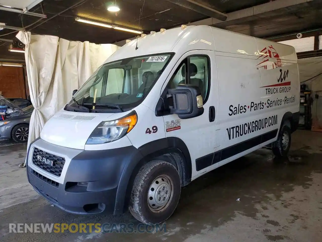 1 Photograph of a damaged car 3C6LRVDG2ME508370 RAM PROMASTER 2021