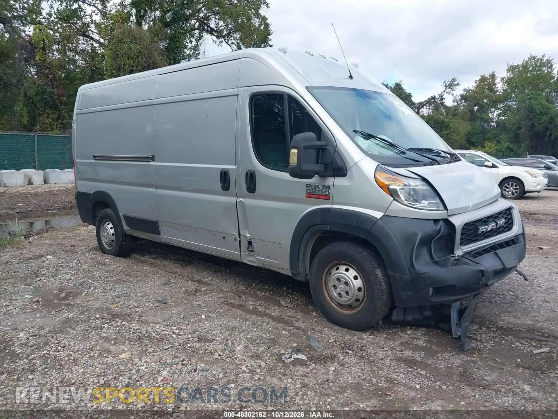 1 Фотография поврежденного автомобиля 3C6LRVDG6ME518223 RAM PROMASTER 2021