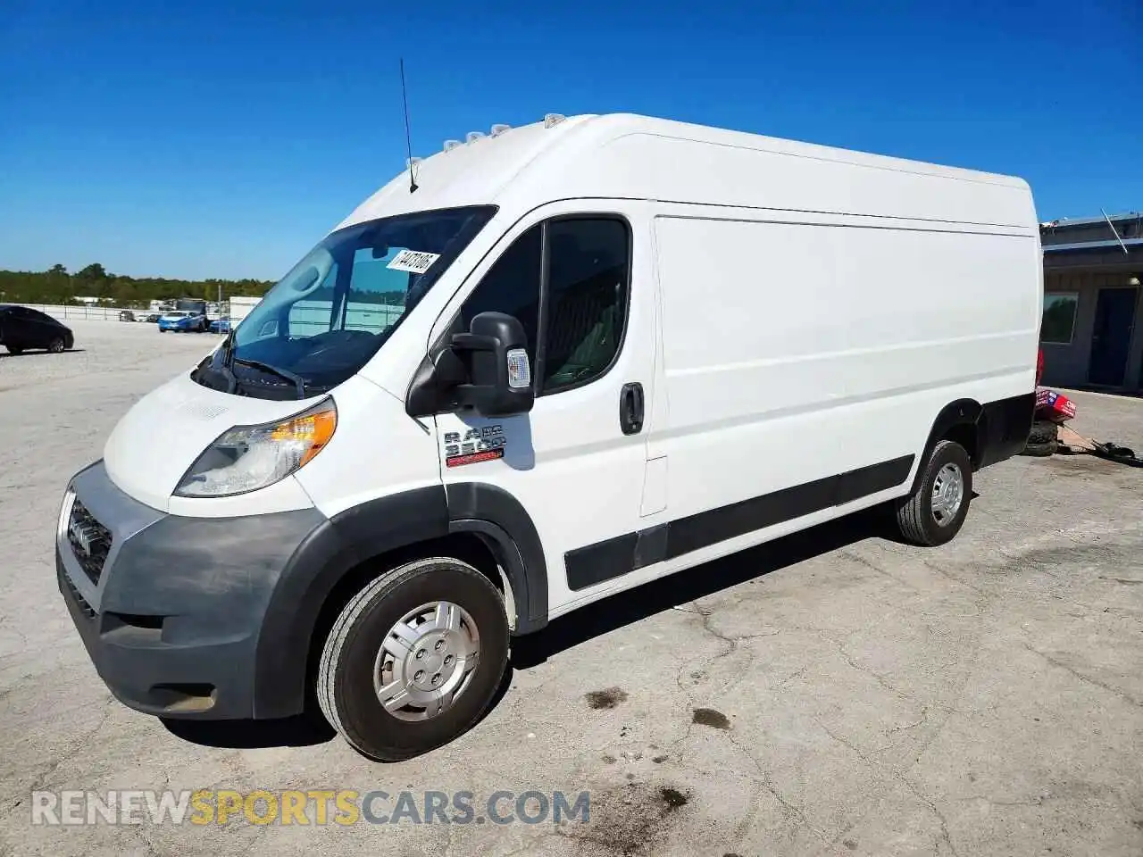 1 Photograph of a damaged car 3C6MRVJG6ME558083 RAM PROMASTER 2021