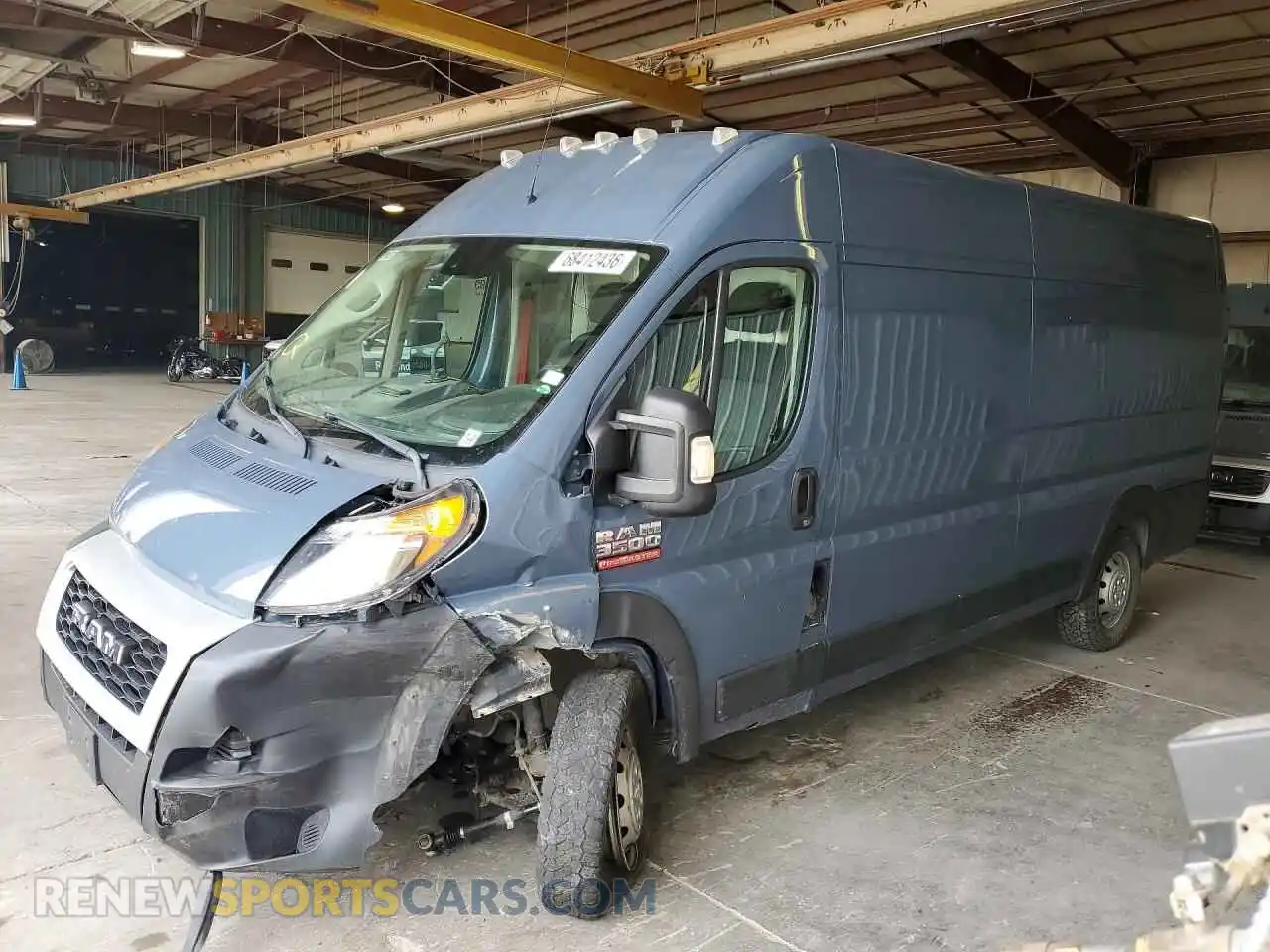 1 Photograph of a damaged car 3C6MRVJG7ME544709 RAM PROMASTER 2021
