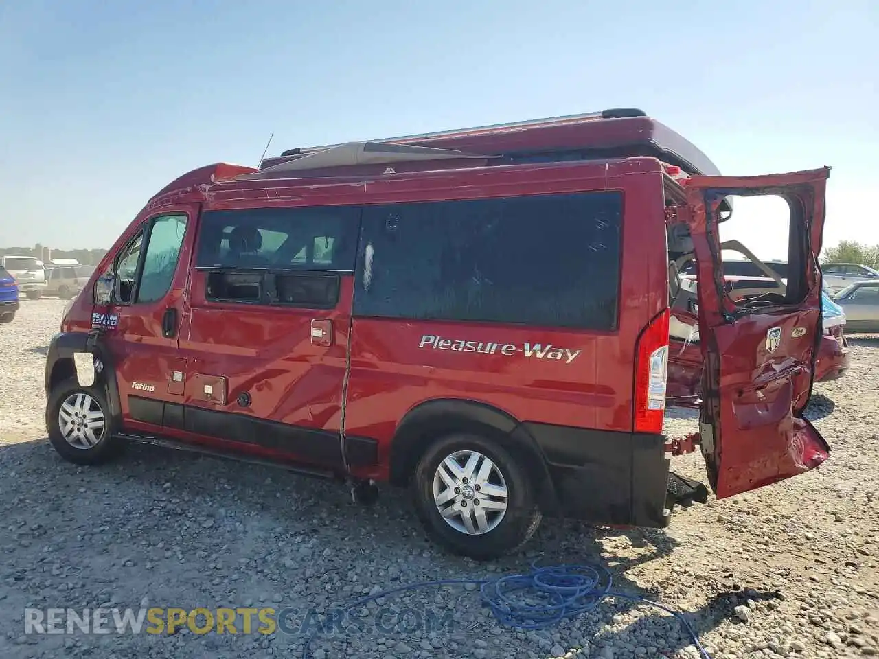 2 Photograph of a damaged car 3C6TRVAG2LE127489 RAM PROMASTER 2021