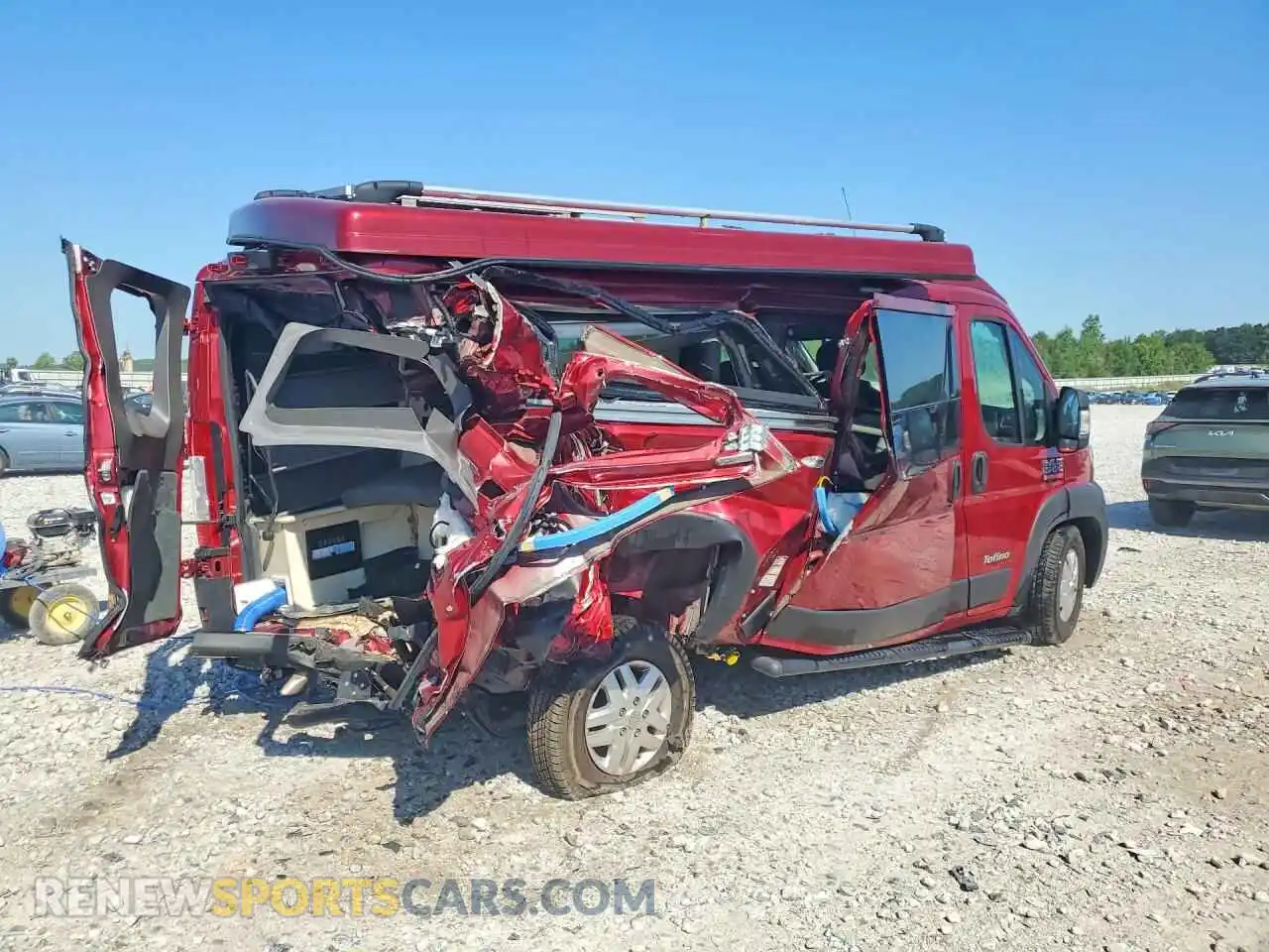 3 Photograph of a damaged car 3C6TRVAG2LE127489 RAM PROMASTER 2021