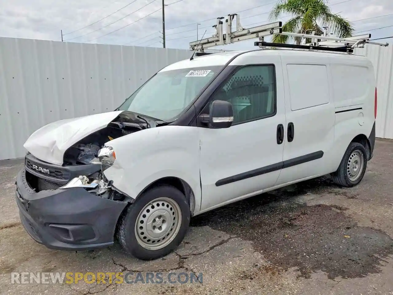 1 fotografías del automóvil dañado ZFBHRFAB0M6V76091 RAM PROMASTER 2021