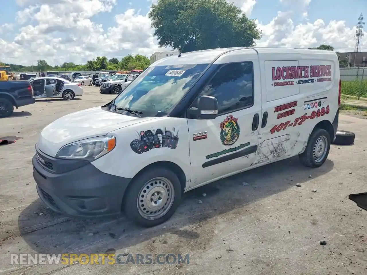 1 fotografías del automóvil dañado ZFBHRFAB1M6T44972 RAM PROMASTER 2021
