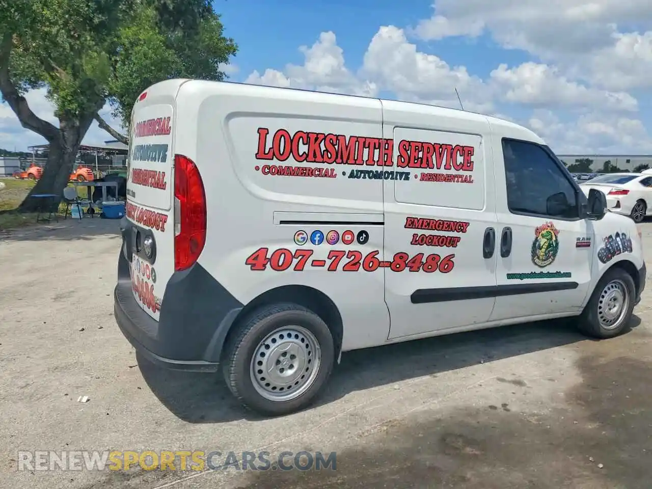 3 fotografías del automóvil dañado ZFBHRFAB1M6T44972 RAM PROMASTER 2021