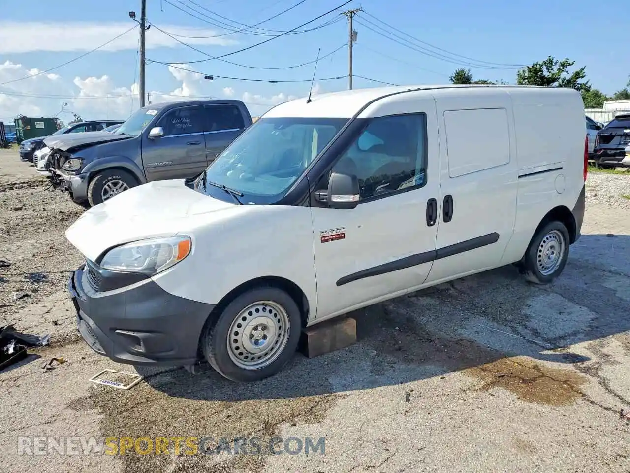 1 Photograph of a damaged car ZFBHRFAB3M6U80696 RAM PROMASTER 2021