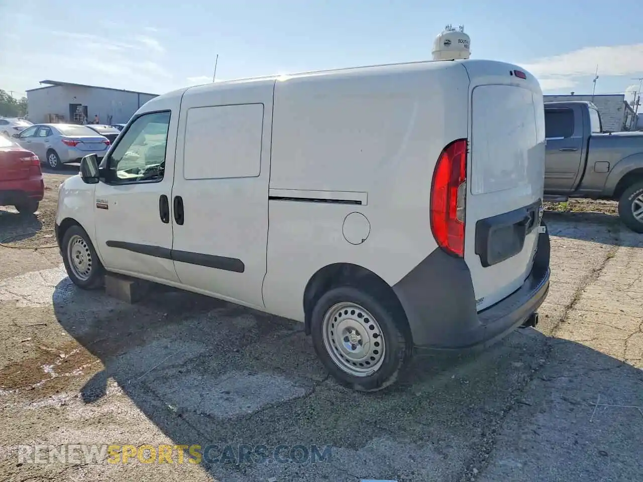 2 Photograph of a damaged car ZFBHRFAB3M6U80696 RAM PROMASTER 2021