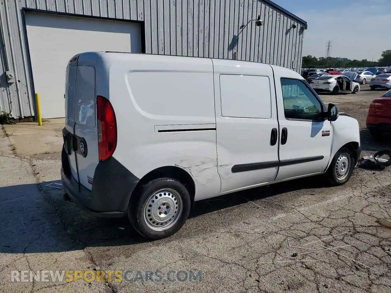 3 Photograph of a damaged car ZFBHRFAB3M6U80696 RAM PROMASTER 2021