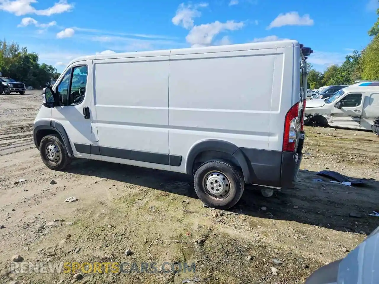 2 Photograph of a damaged car 3C6LRVAG2PE513738 RAM PROMASTER 2023