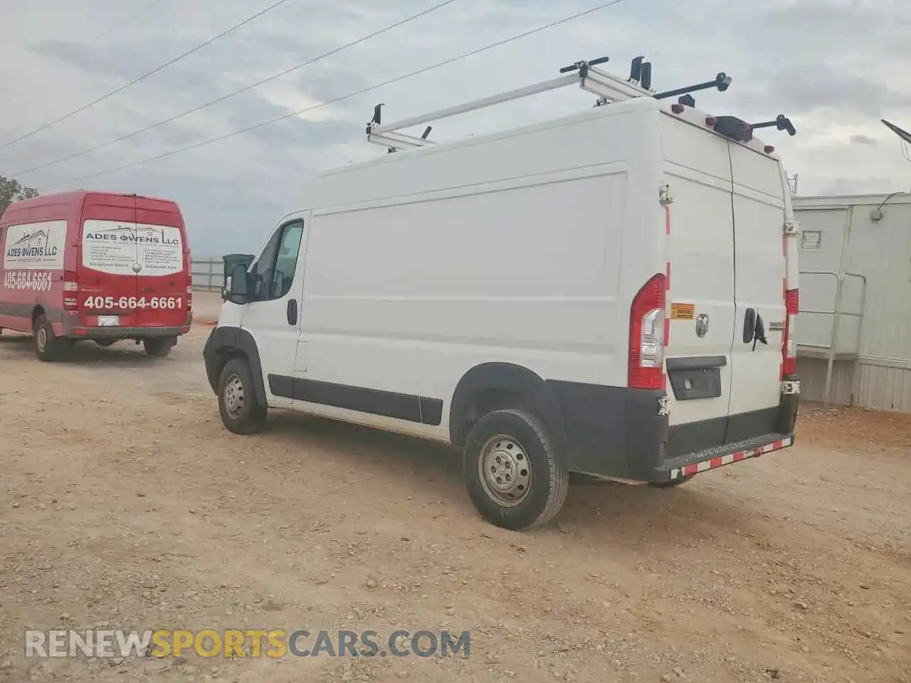 2 fotografías del automóvil dañado 3C6LRVBG2PE585537 RAM PROMASTER 2023