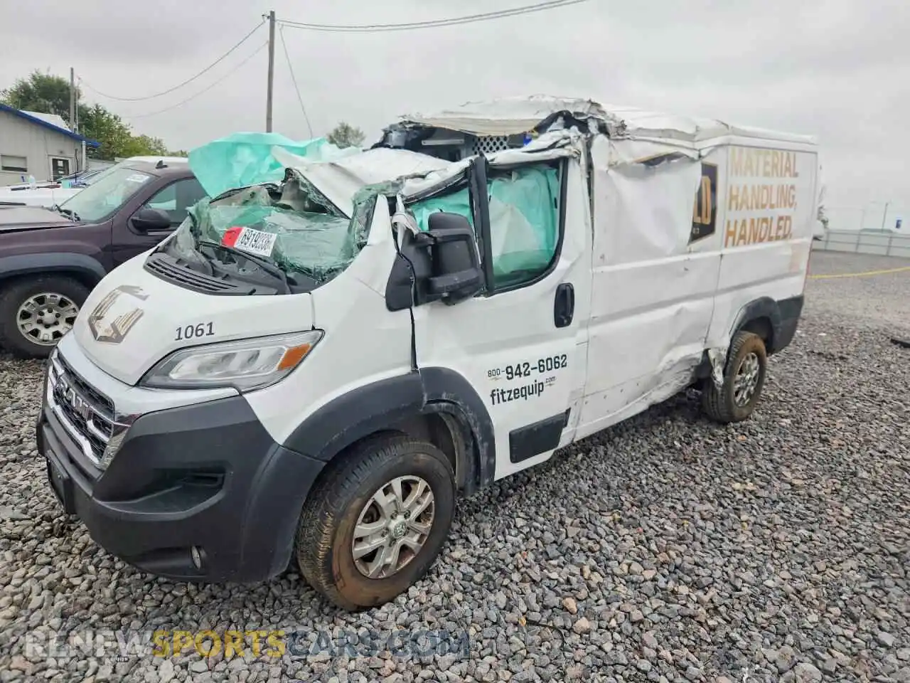 1 Фотография поврежденного автомобиля 3C6LRVAGXRE112053 RAM PROMASTER 2024