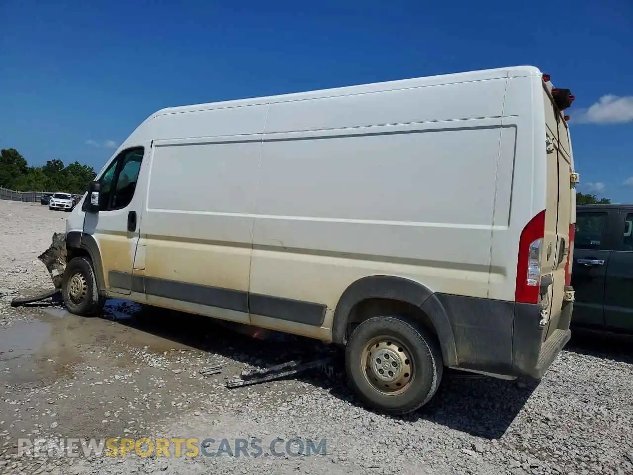 2 Photograph of a damaged car 3C6LRVDG4SE564758 RAM PROMASTER 2025
