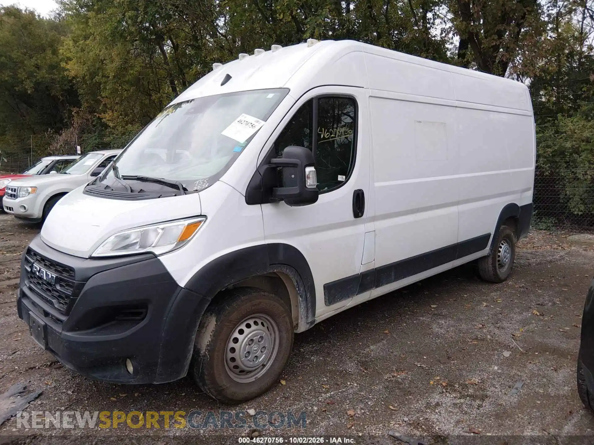 2 fotografías del automóvil dañado 3C6LRVDGXSE515760 RAM PROMASTER 2025