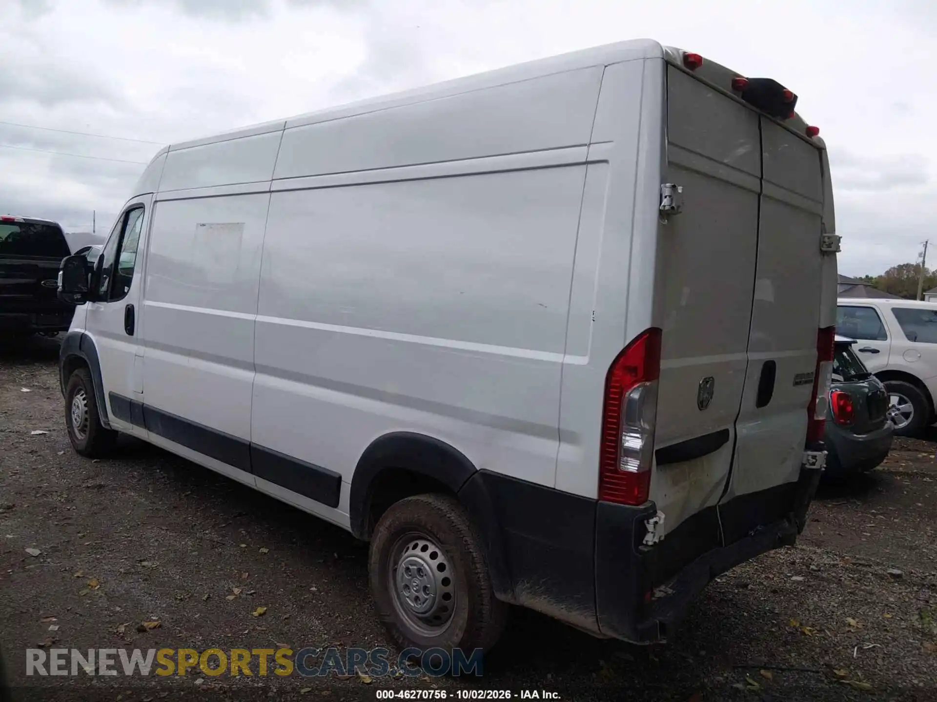 3 fotografías del automóvil dañado 3C6LRVDGXSE515760 RAM PROMASTER 2025