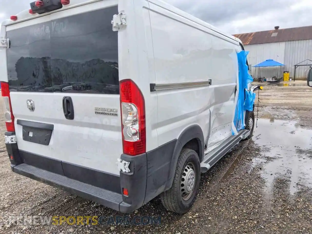 3 Фотография поврежденного автомобиля 3C6LRVVGXTE189636 RAM PROMASTER 2026