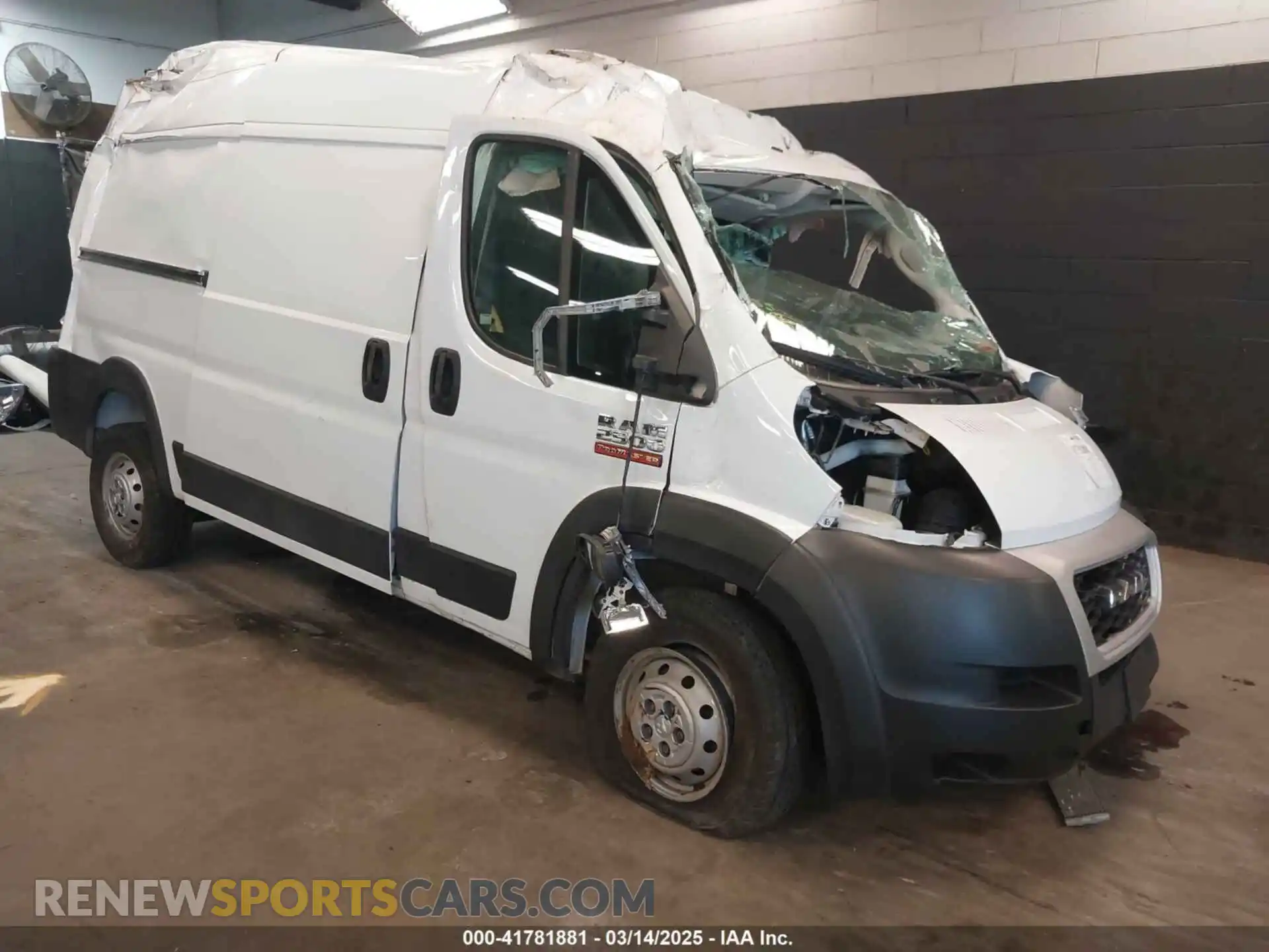 1 Фотография поврежденного автомобиля 3C6TRVCG0KE525540 RAM PROMASTER 2500 2019