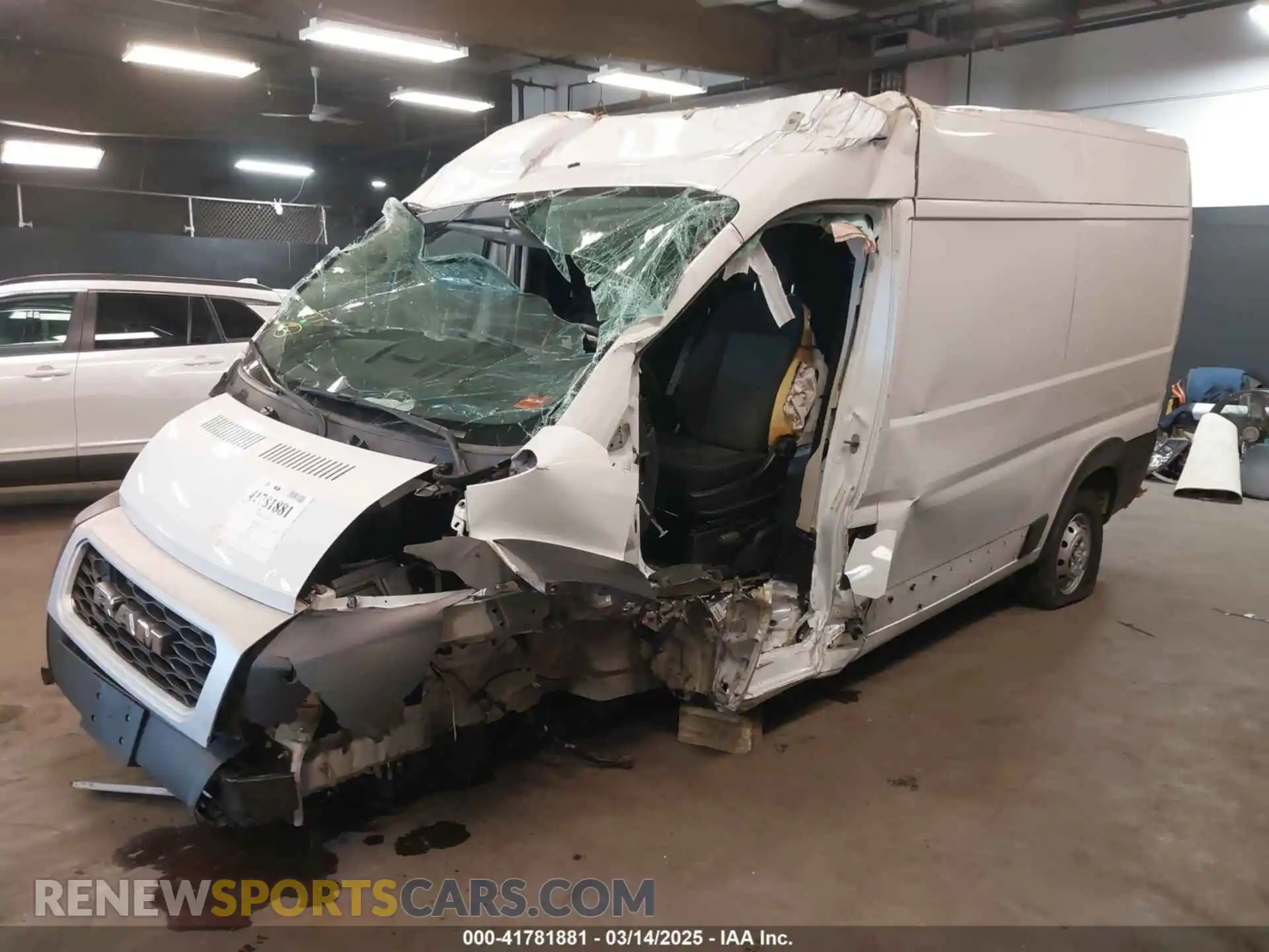 2 Фотография поврежденного автомобиля 3C6TRVCG0KE525540 RAM PROMASTER 2500 2019