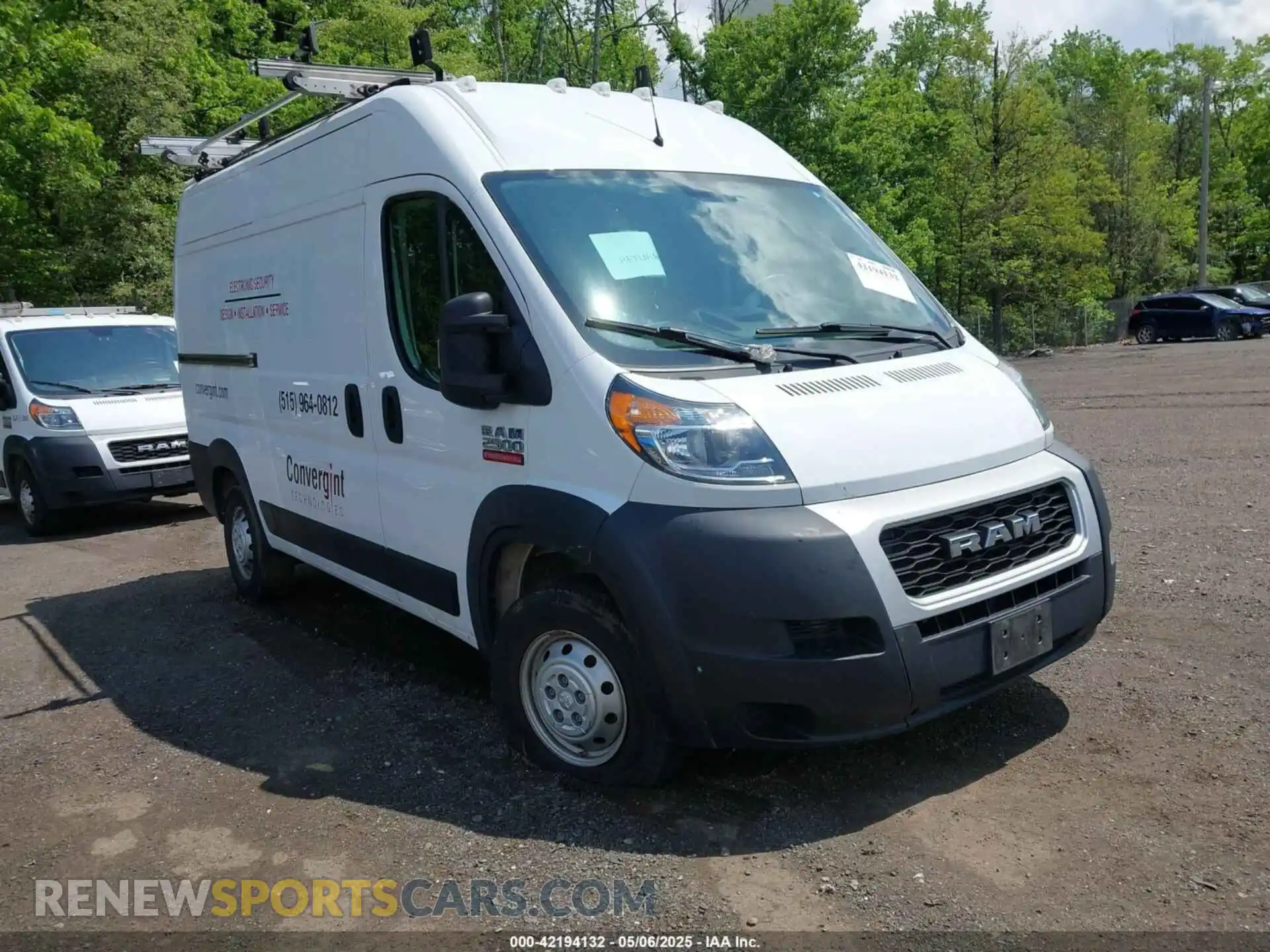 1 Фотография поврежденного автомобиля 3C6TRVCG0KE563155 RAM PROMASTER 2500 2019