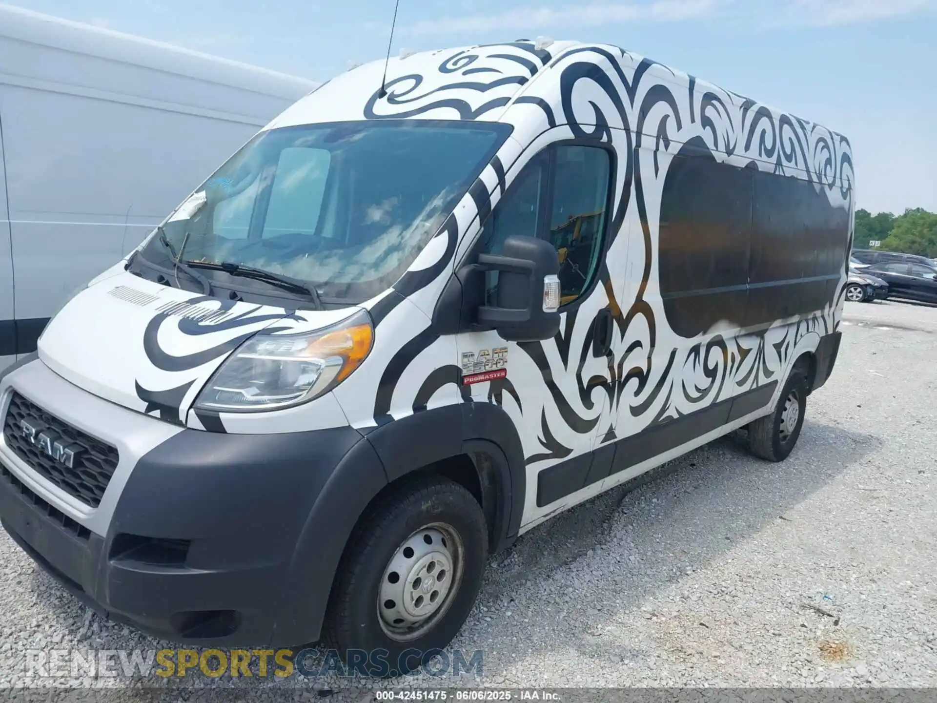 2 Фотография поврежденного автомобиля 3C6TRVDG8KE509567 RAM PROMASTER 2500 2019