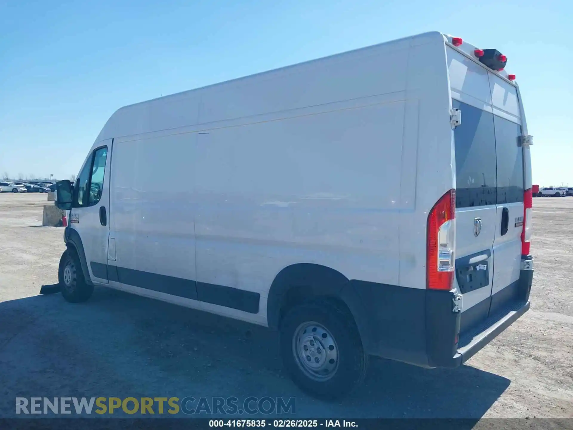 3 Photograph of a damaged car 3C6ERVDG9ME508729 RAM PROMASTER 2500 2021