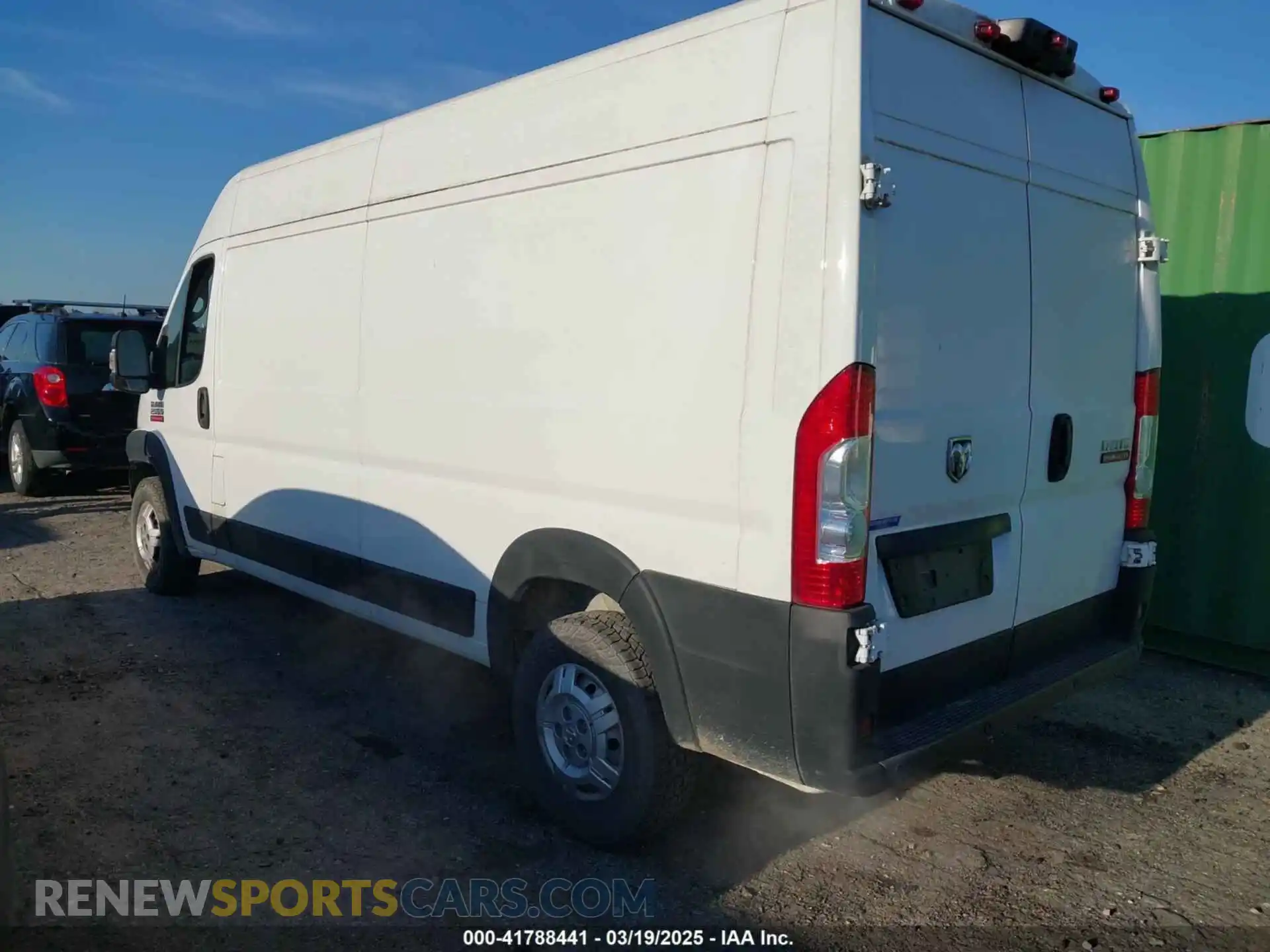 3 Photograph of a damaged car 3C6LRVDG1ME559617 RAM PROMASTER 2500 2021