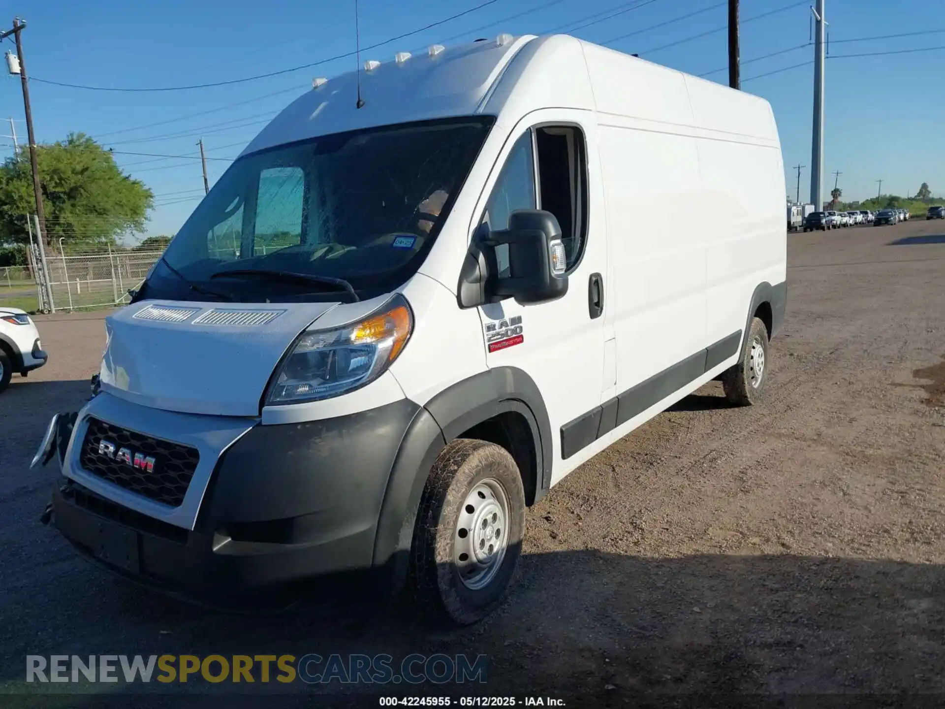 2 Photograph of a damaged car 3C6LRVDG3ME524187 RAM PROMASTER 2500 2021