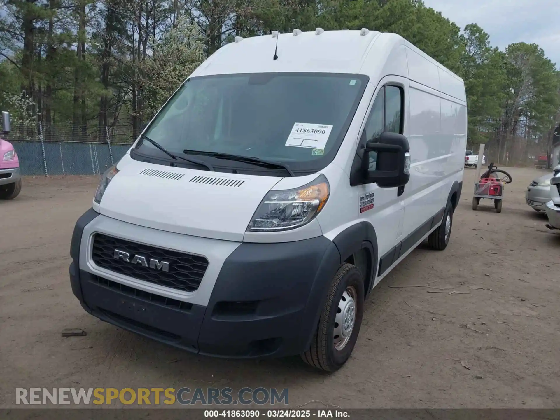 2 Фотография поврежденного автомобиля 3C6LRVDG5ME534879 RAM PROMASTER 2500 2021