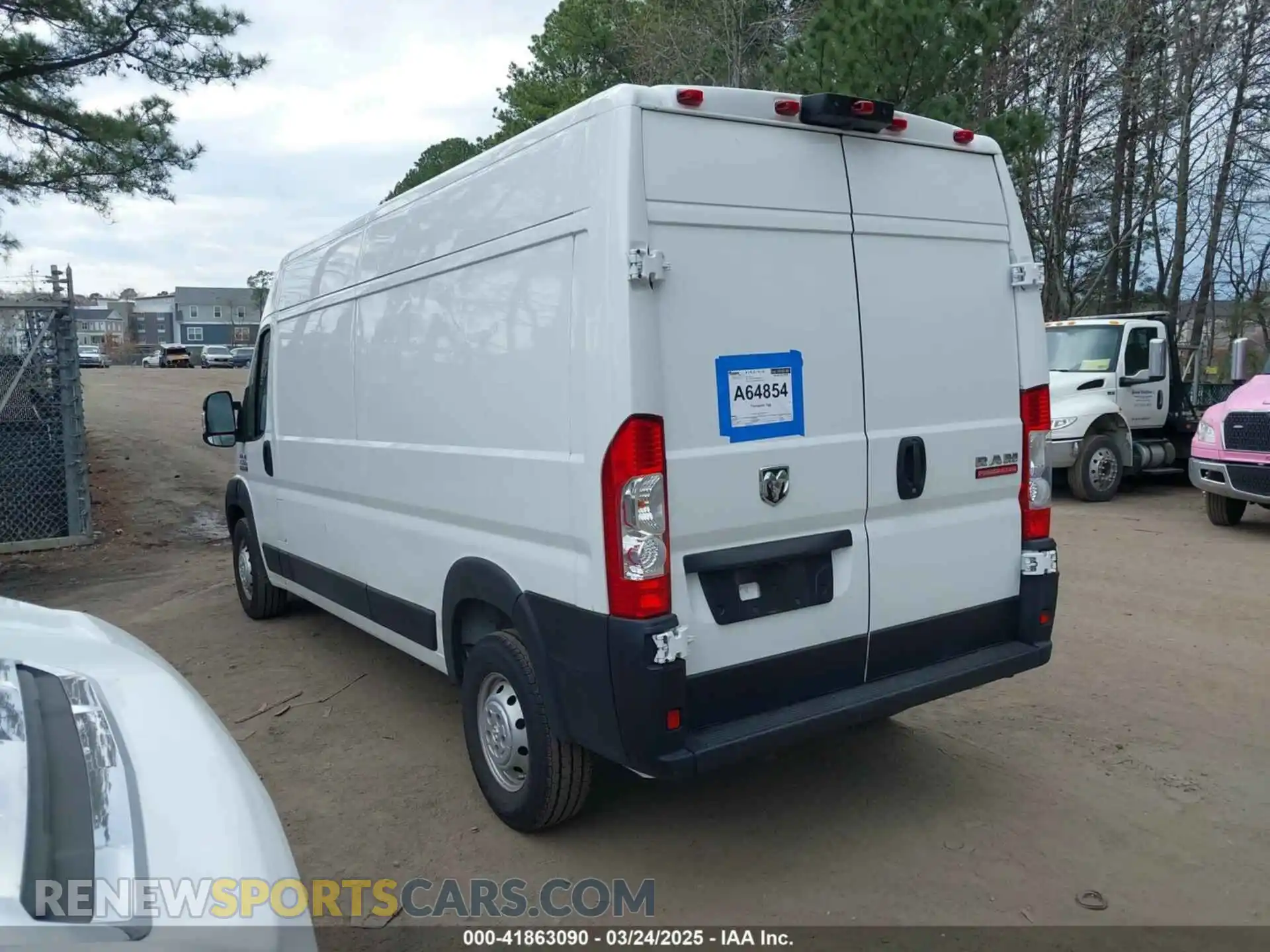 3 Фотография поврежденного автомобиля 3C6LRVDG5ME534879 RAM PROMASTER 2500 2021