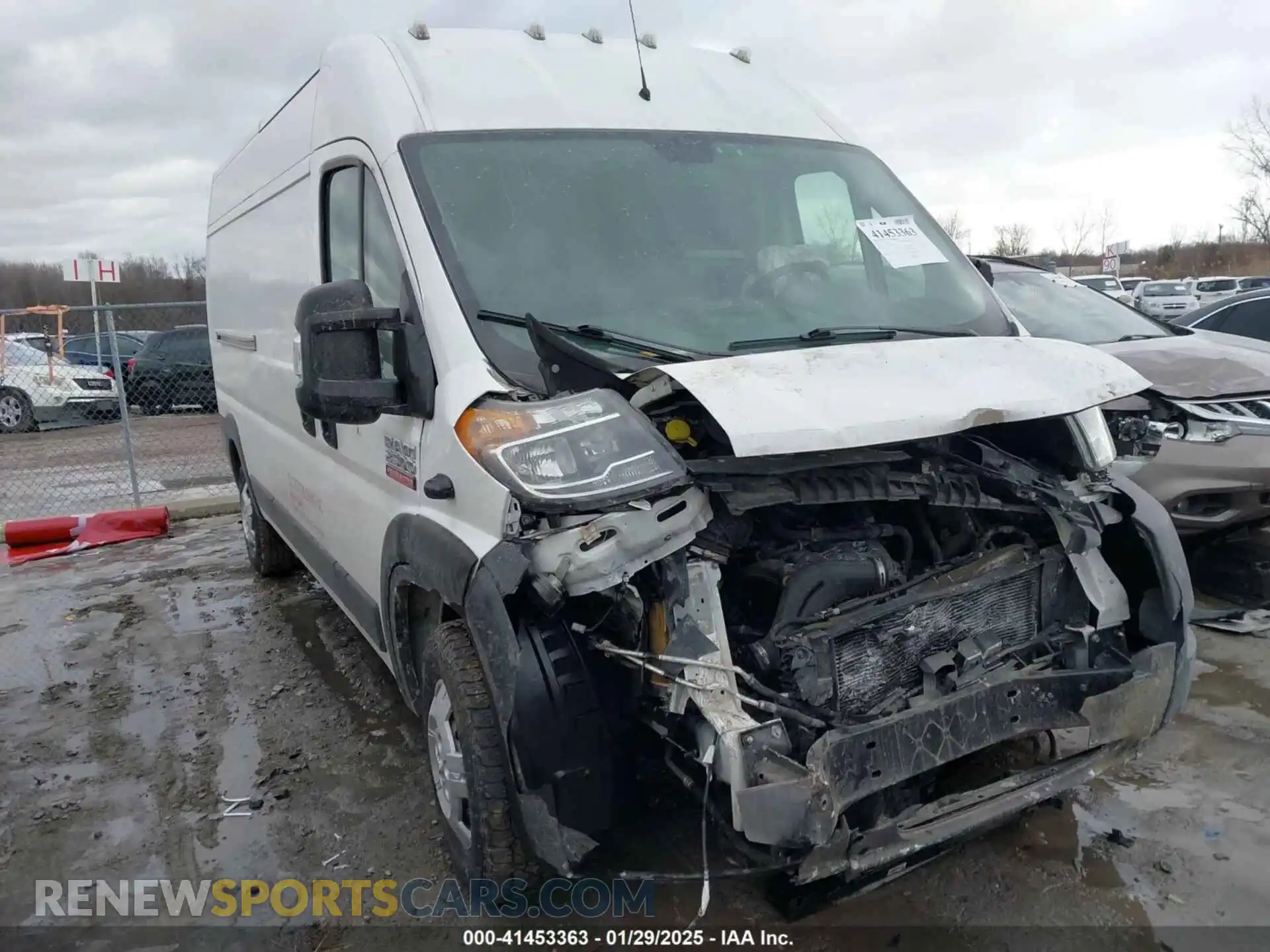 1 Photograph of a damaged car 3C6LRVDG9ME512920 RAM PROMASTER 2500 2021