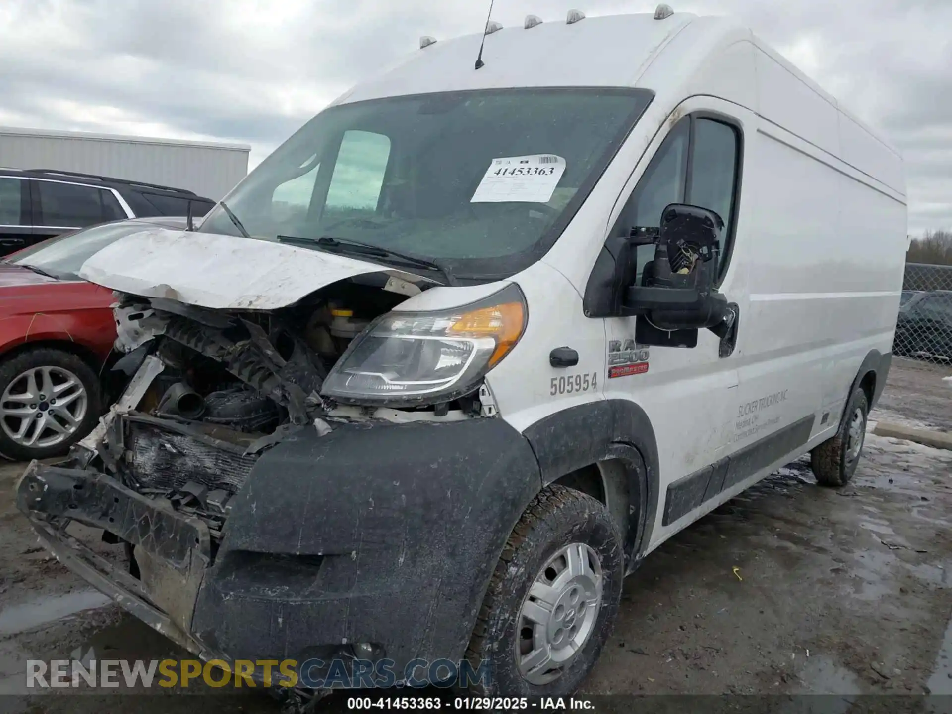 2 Photograph of a damaged car 3C6LRVDG9ME512920 RAM PROMASTER 2500 2021