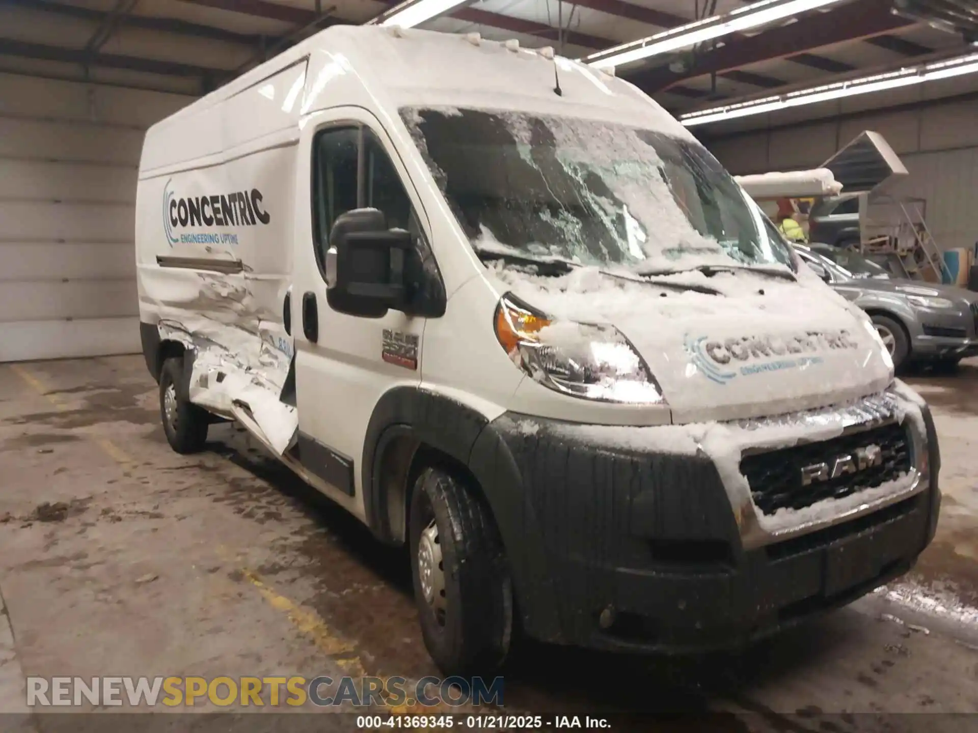1 Photograph of a damaged car 3C6LRVDG9ME548302 RAM PROMASTER 2500 2021