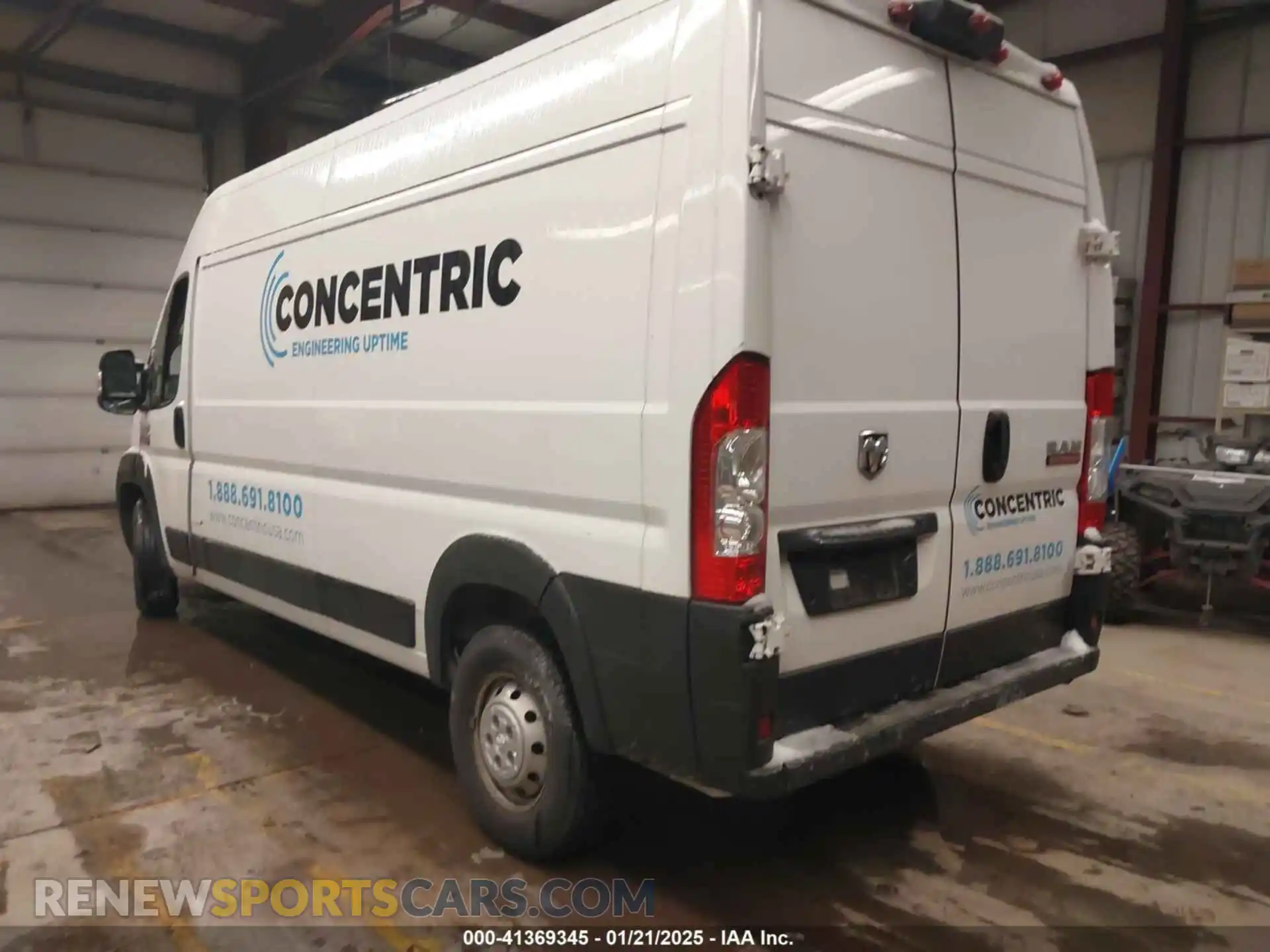 3 Photograph of a damaged car 3C6LRVDG9ME548302 RAM PROMASTER 2500 2021