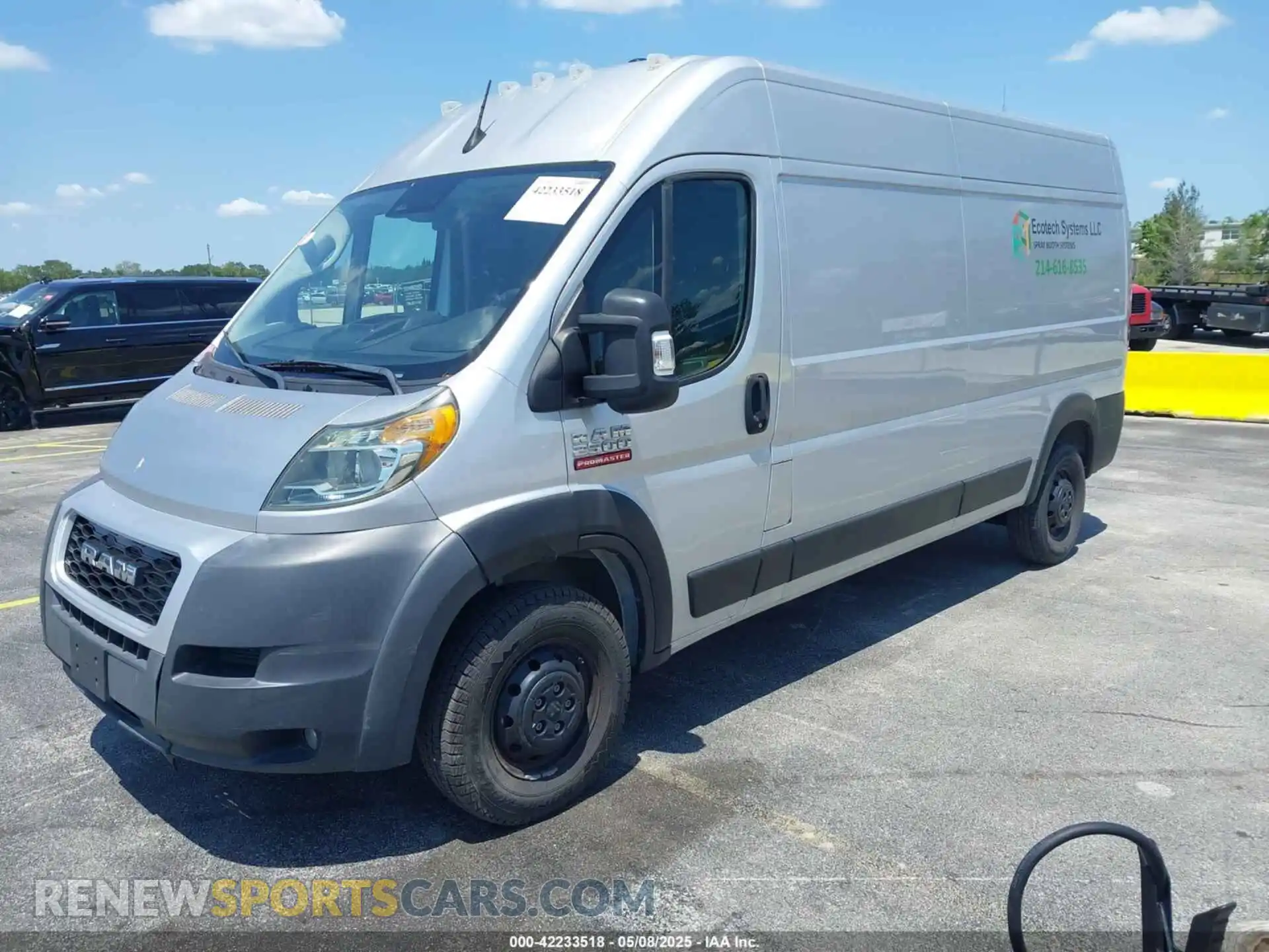 2 Photograph of a damaged car 3C6LRVDG2NE123344 RAM PROMASTER 2500 2022