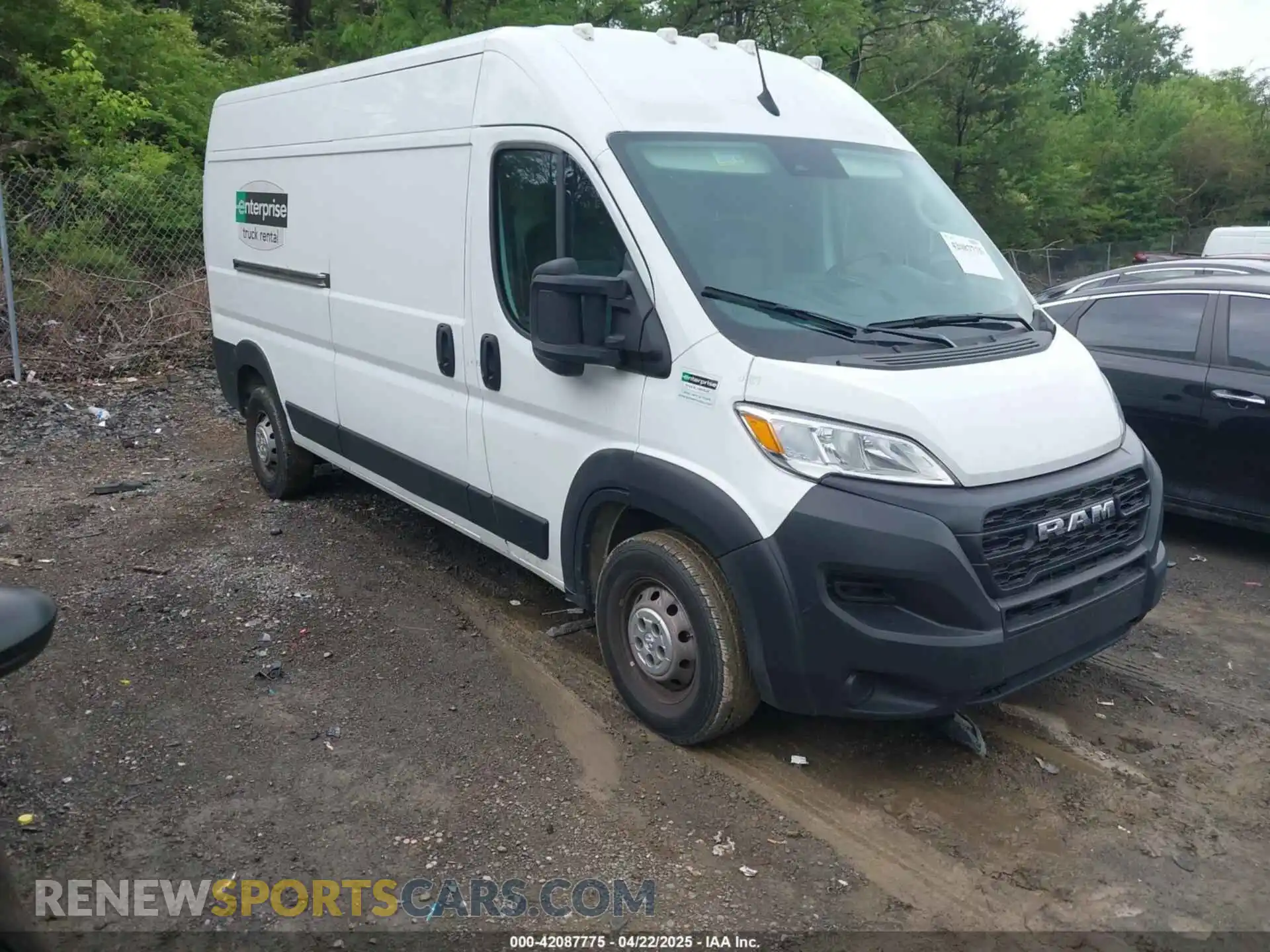 1 Photograph of a damaged car 3C6LRVDG3PE563723 RAM PROMASTER 2500 2023