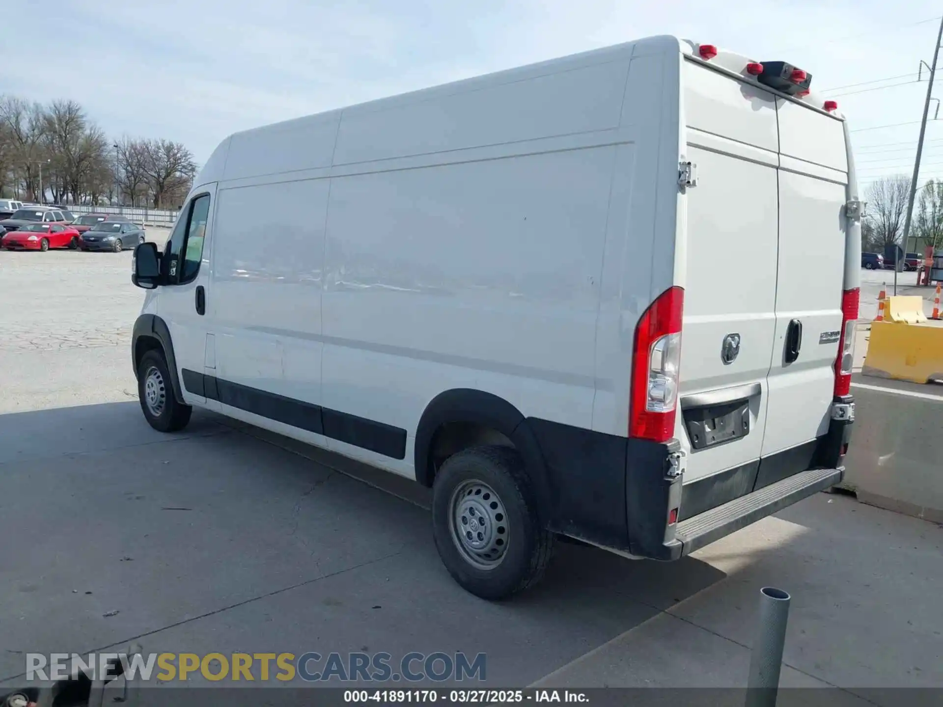 3 Фотография поврежденного автомобиля 3C6LRVDG0RE121355 RAM PROMASTER 2500 2024