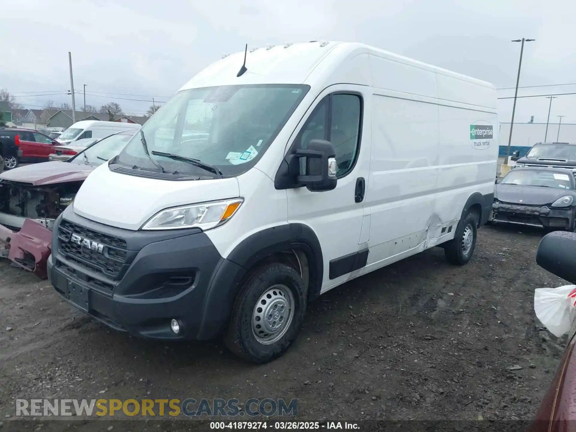2 Фотография поврежденного автомобиля 3C6LRVDG3RE136772 RAM PROMASTER 2500 2024