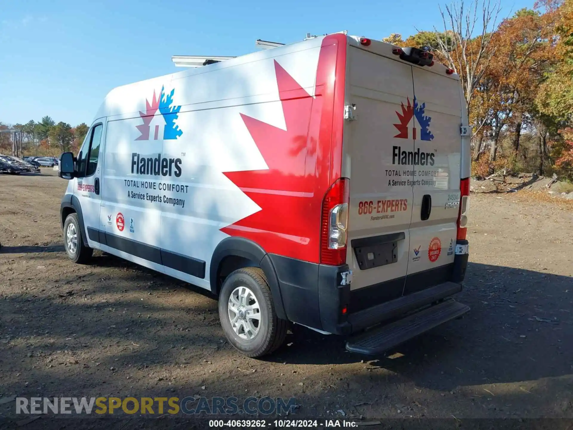 3 Фотография поврежденного автомобиля 3C6LRVDG6RE125555 RAM PROMASTER 2500 2024