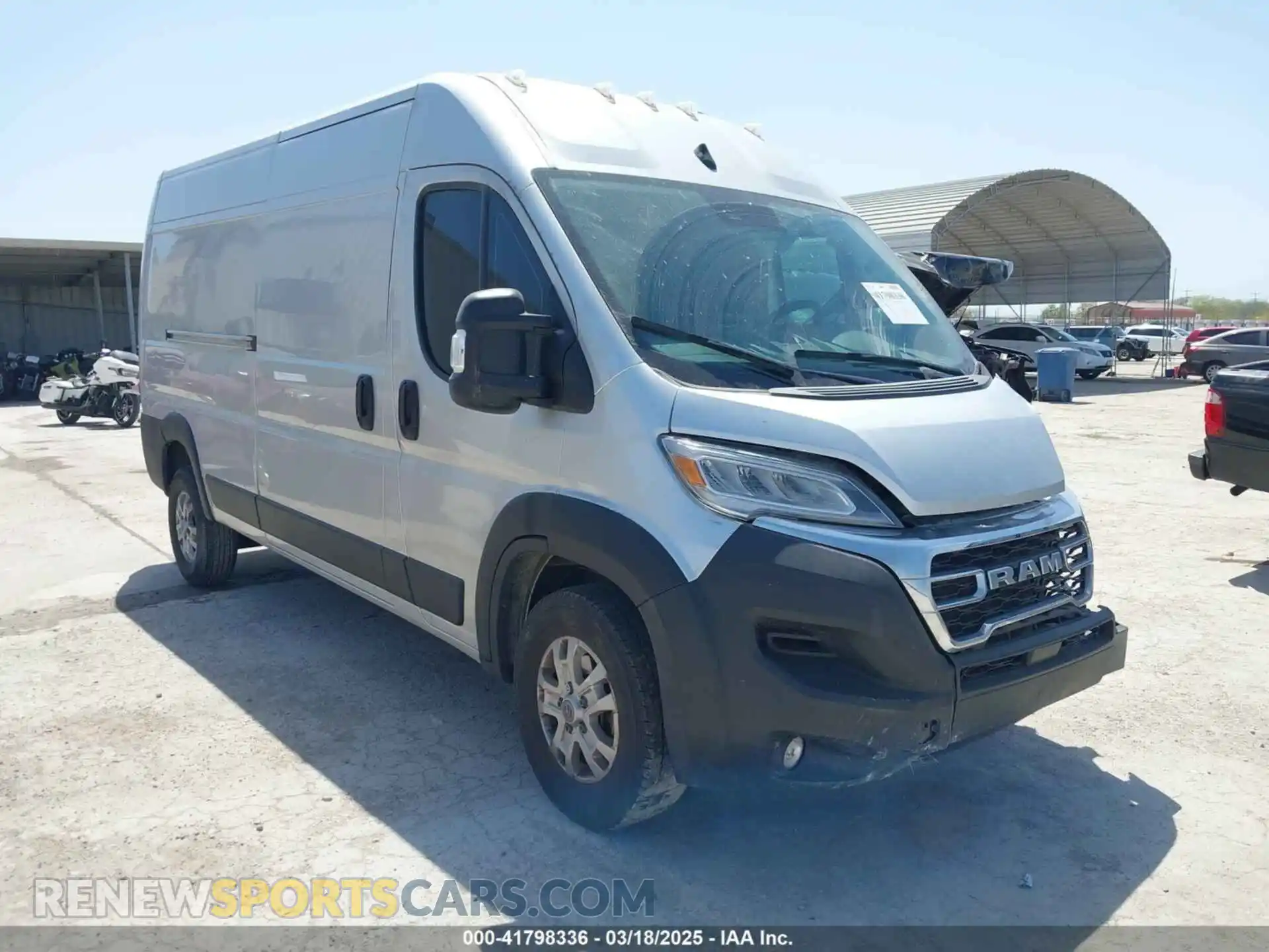 1 Фотография поврежденного автомобиля 3C6LRVDG7RE114953 RAM PROMASTER 2500 2024
