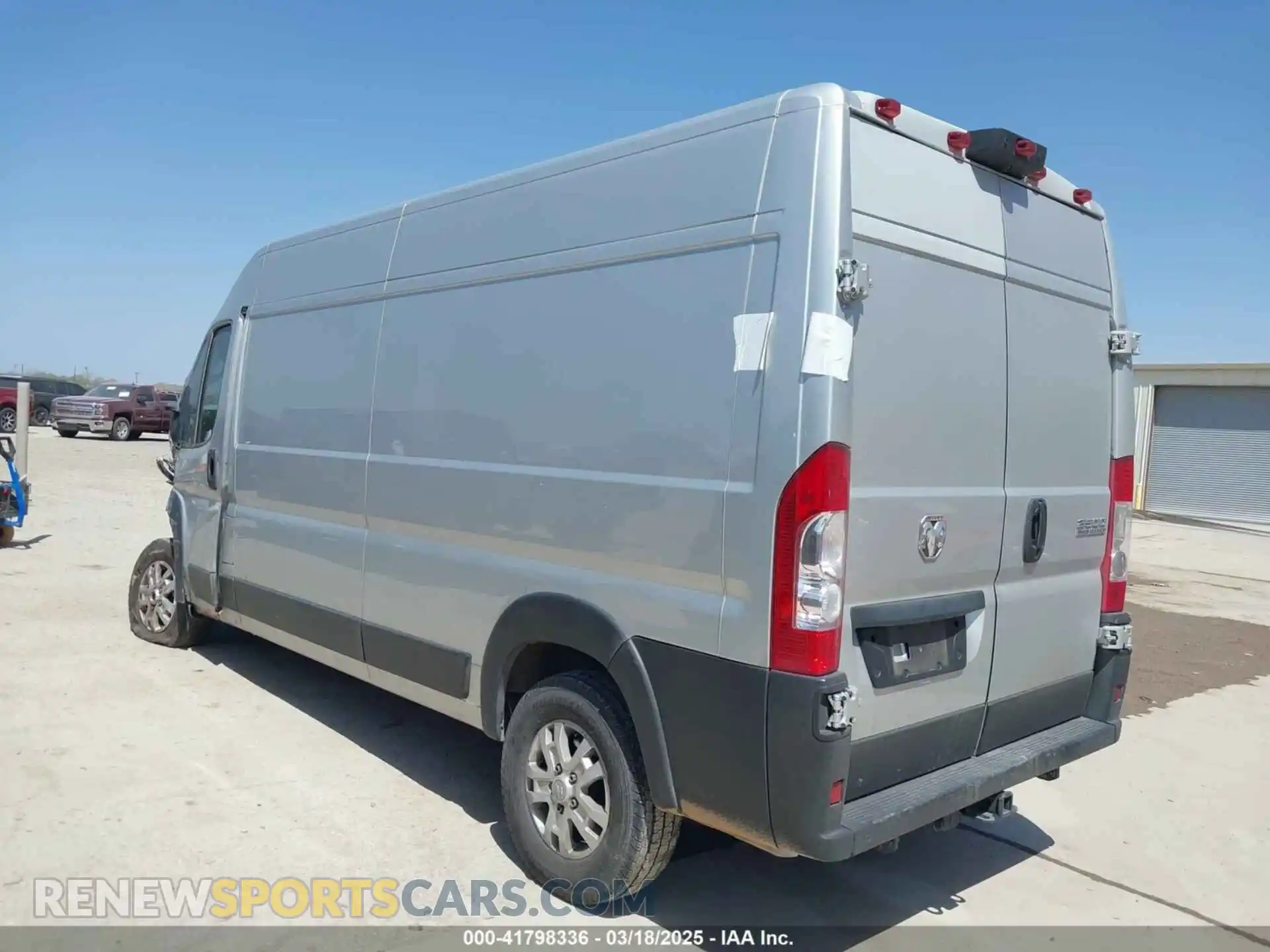 3 Фотография поврежденного автомобиля 3C6LRVDG7RE114953 RAM PROMASTER 2500 2024