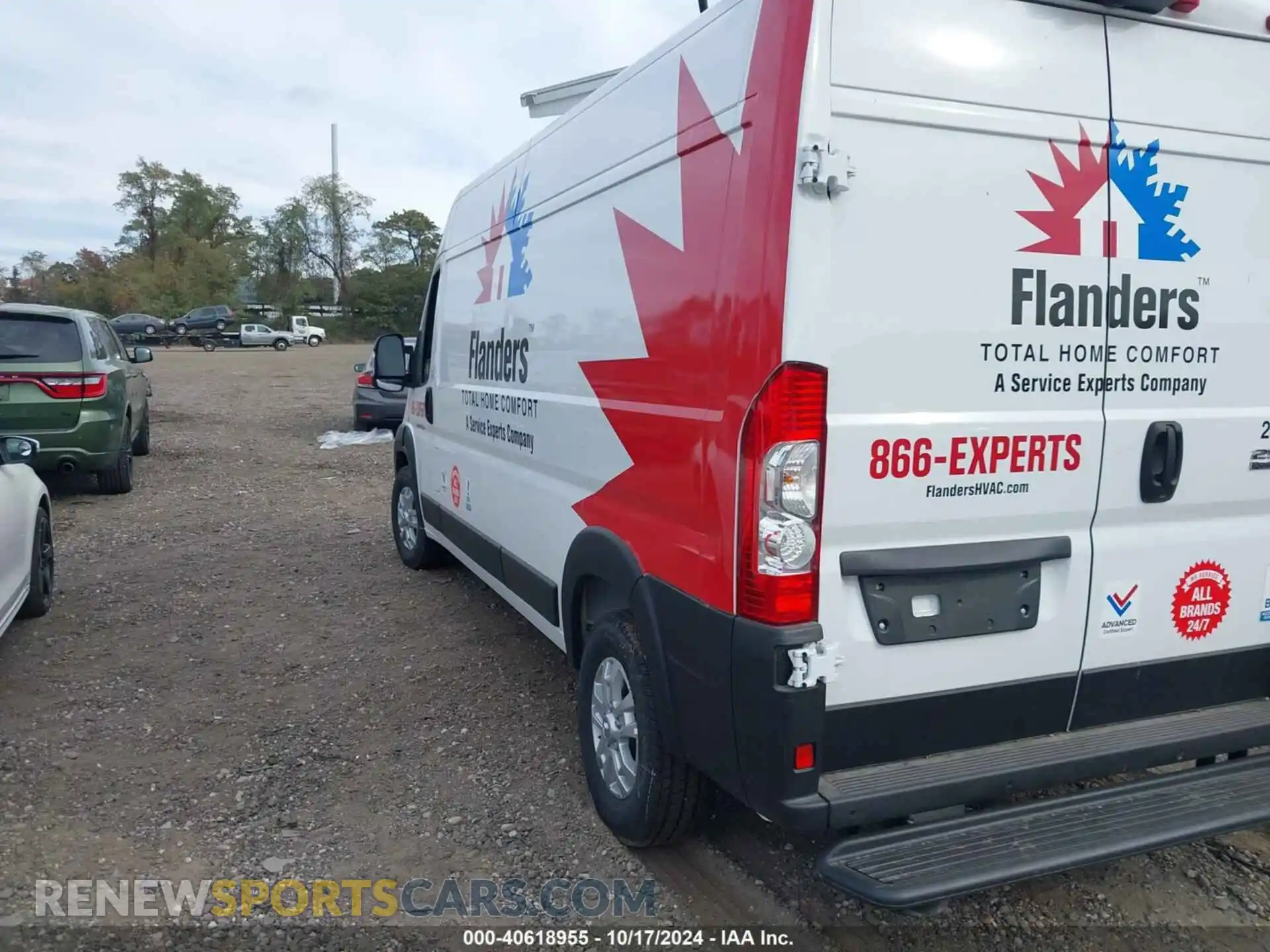 3 Фотография поврежденного автомобиля 3C6LRVDG8RE125556 RAM PROMASTER 2500 2024