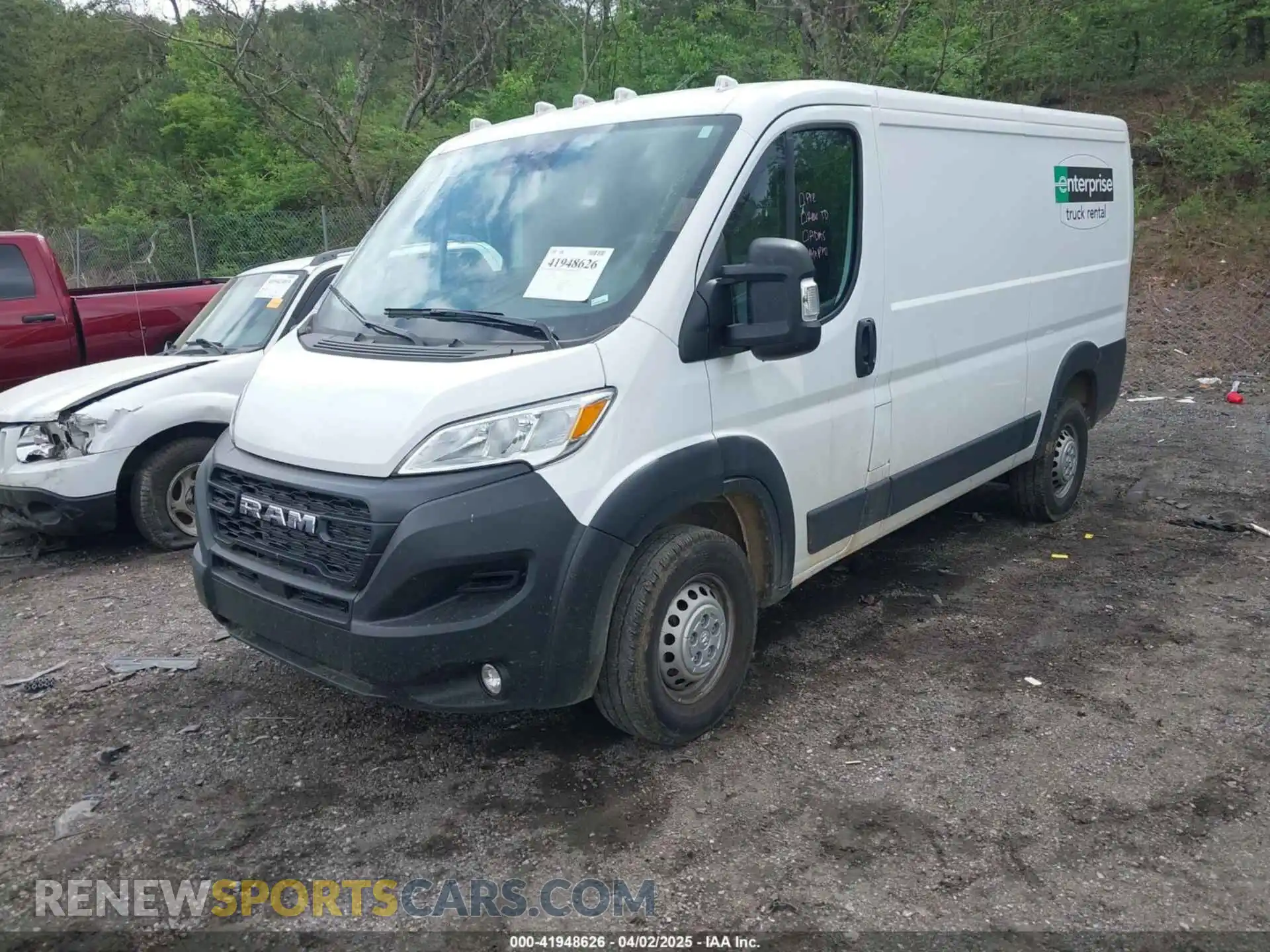 2 Photograph of a damaged car 3C6LRVVG2SE513404 RAM PROMASTER 2500 2025