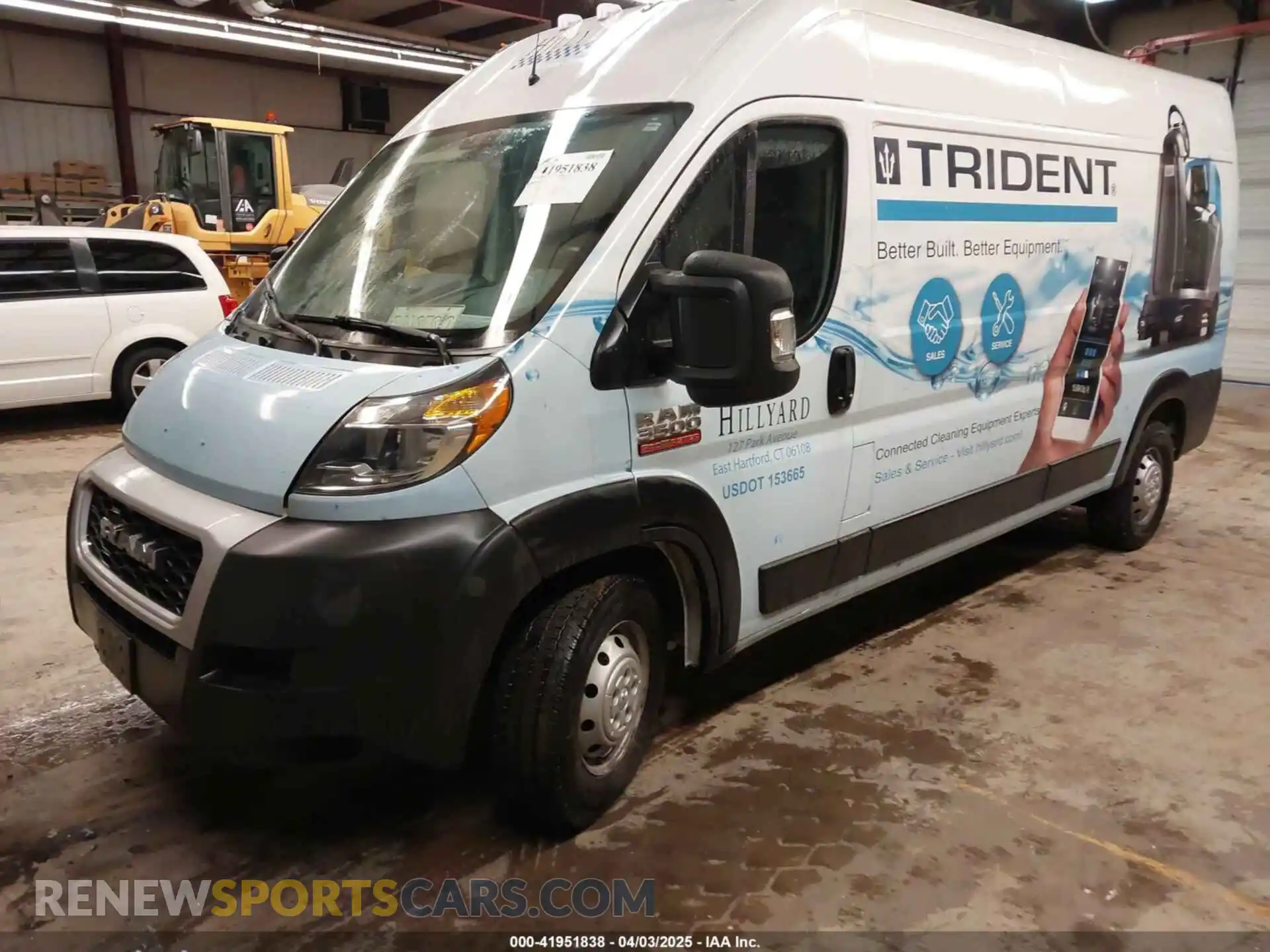 2 Photograph of a damaged car 3C6MRVHG8ME532798 RAM PROMASTER 3500 2021