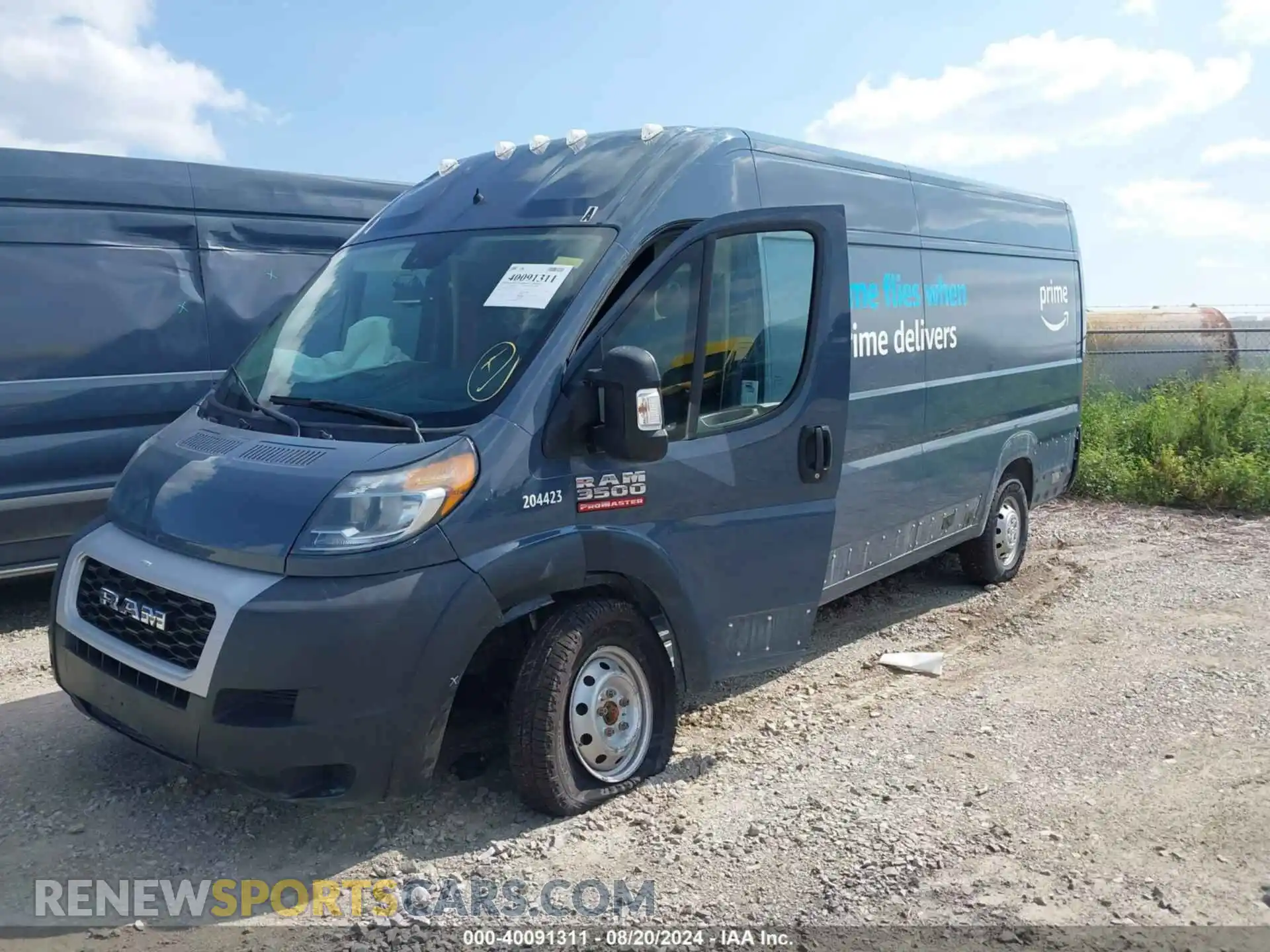 2 Photograph of a damaged car 3C6MRVJG4ME586433 RAM PROMASTER 3500 2021