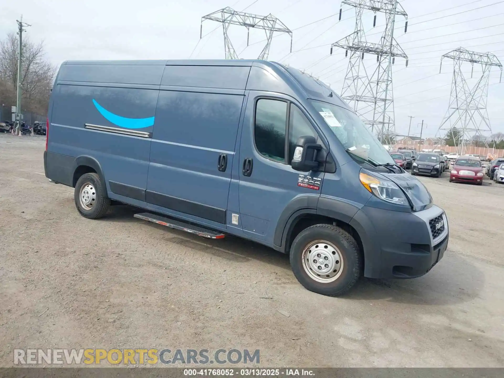 1 Photograph of a damaged car 3C6MRVJG8ME562068 RAM PROMASTER 3500 2021