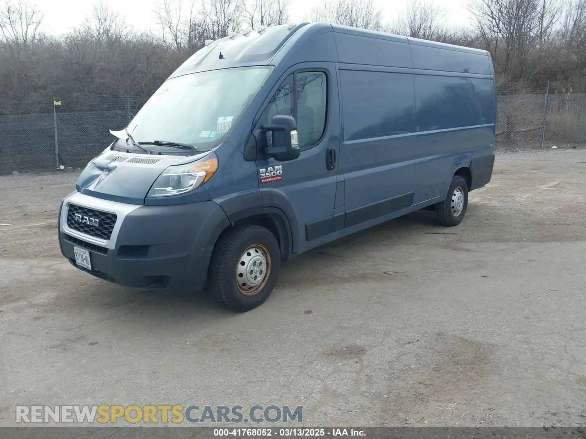 2 Photograph of a damaged car 3C6MRVJG8ME562068 RAM PROMASTER 3500 2021