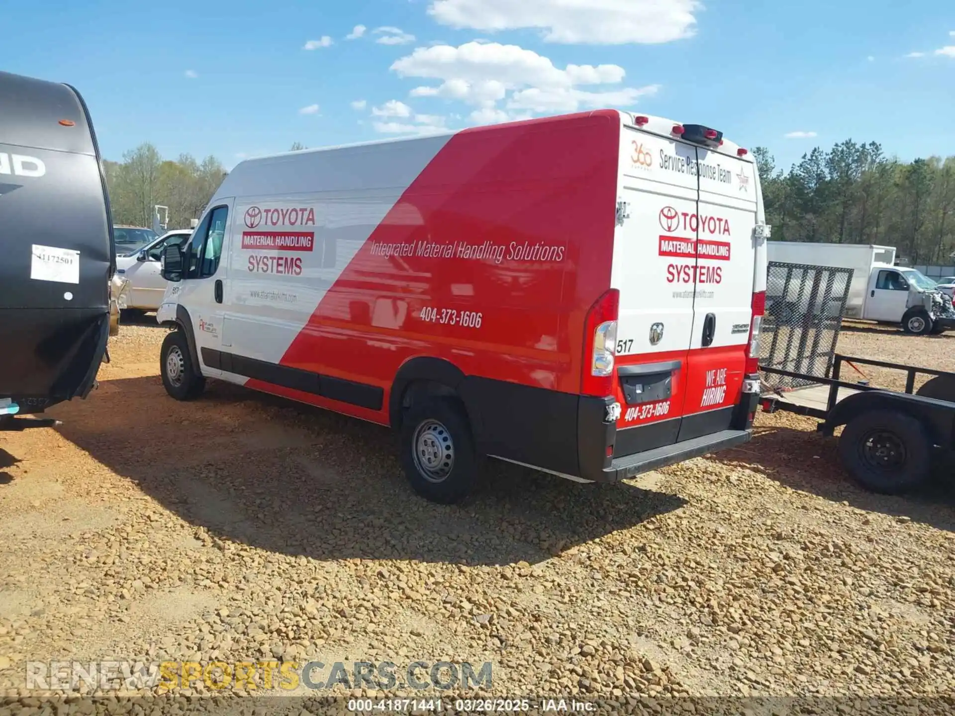 3 Фотография поврежденного автомобиля 3C6MRVJG4RE103837 RAM PROMASTER 3500 2024