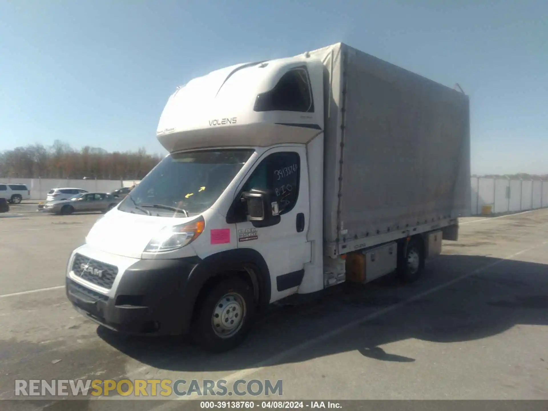 2 Photograph of a damaged car 3C7WRVLG0ME524917 RAM PROMASTER 3500 CUTAWAY 2021